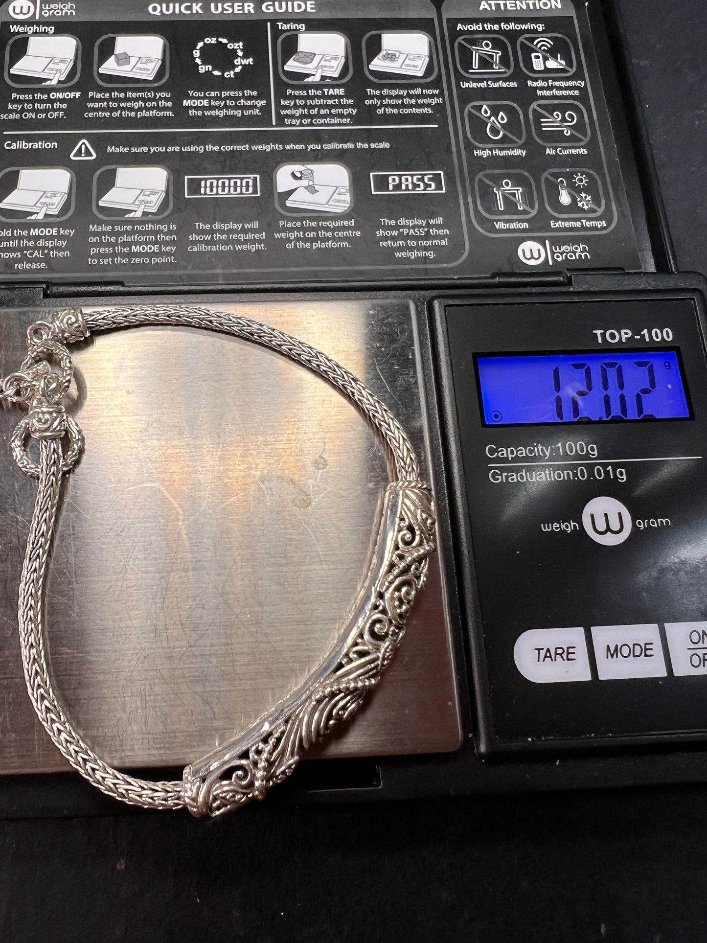 NEW Bali sterling silver dragonfly toggle bracelet