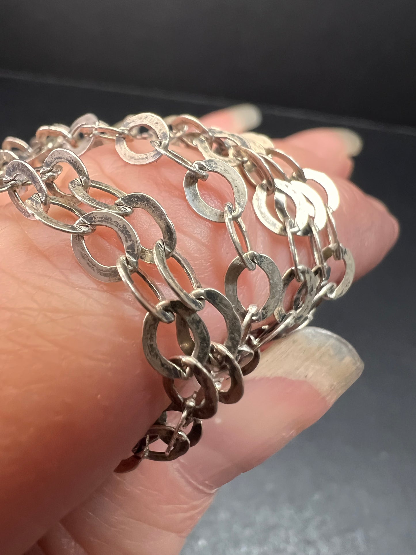 NEW golden green freshwater pearl and sterling silver necklace