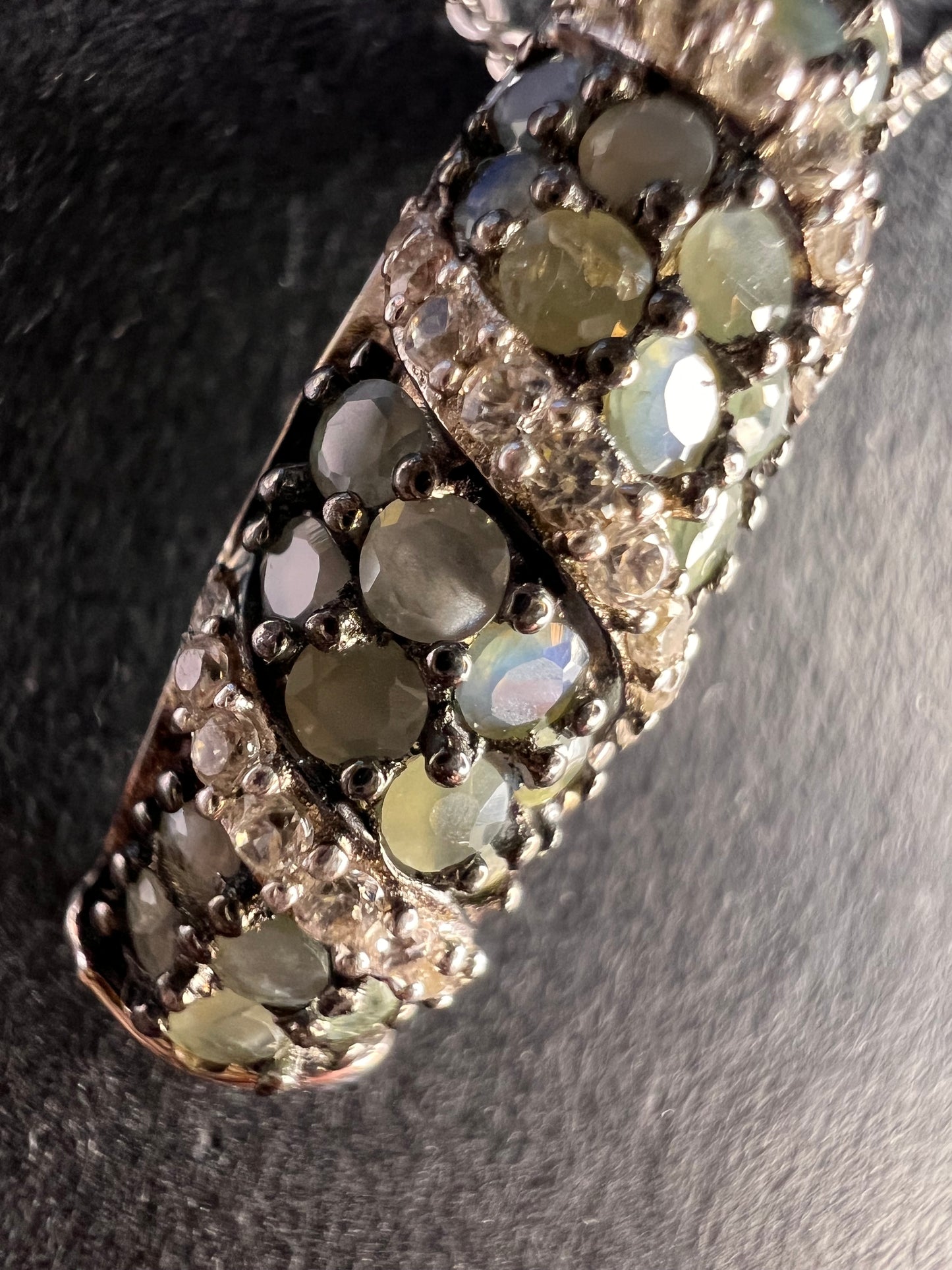 NEW Narsipatnam alexandrite sterling silver pendant necklace