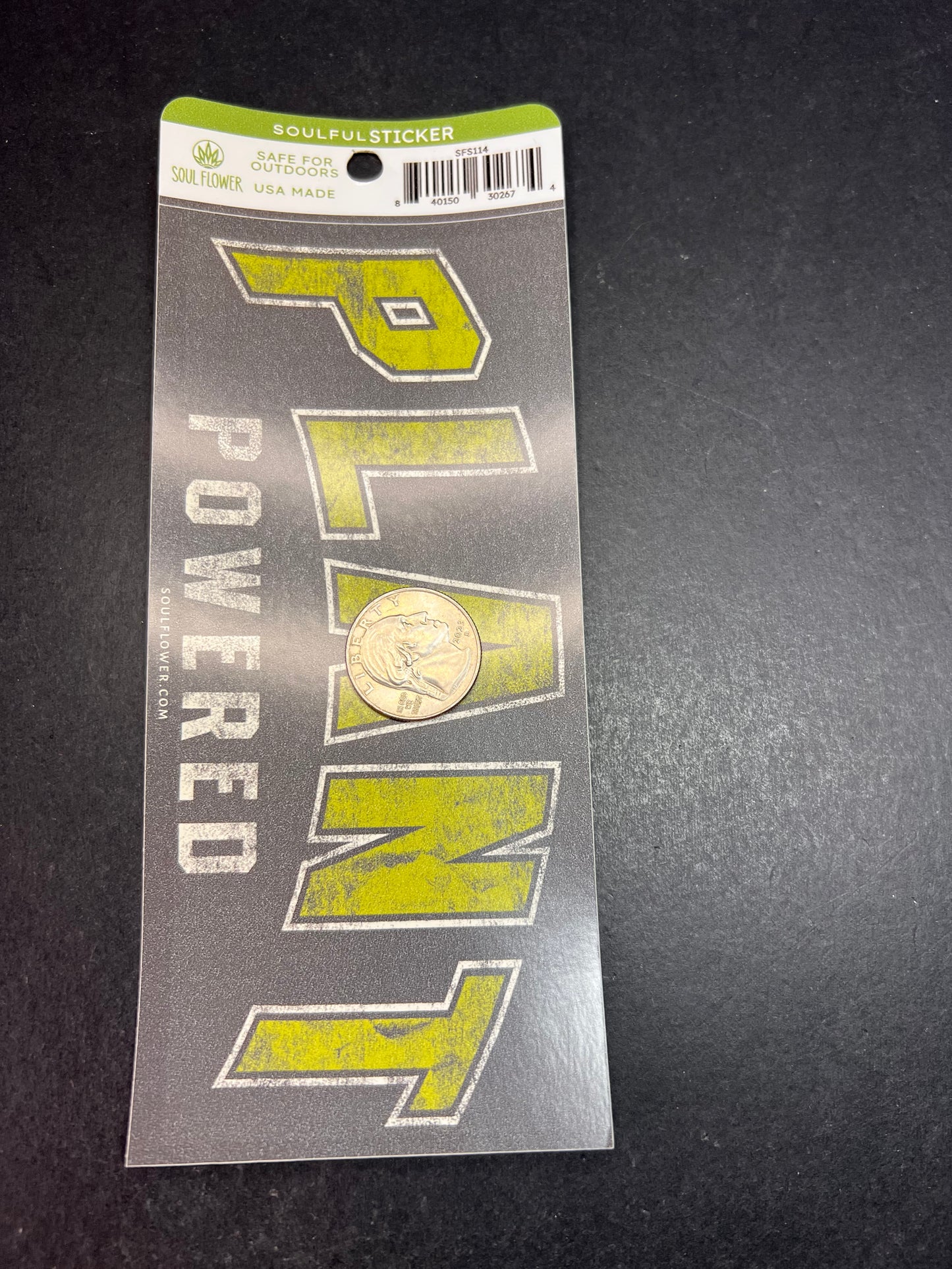 Plant Powered Sticker – Soul Flower