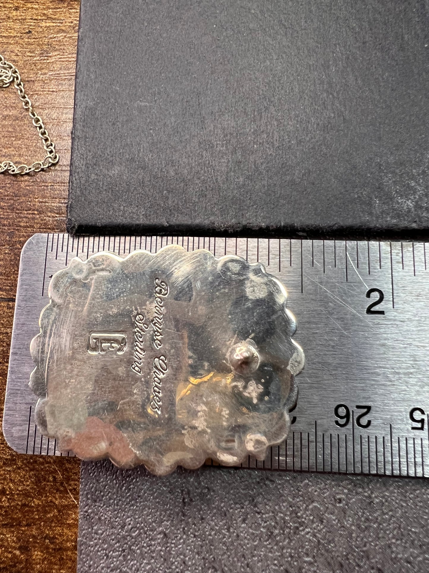 Signed Vintage Dead Stock Bernyse Chavez Sterling Turquoise Lapis Earrings