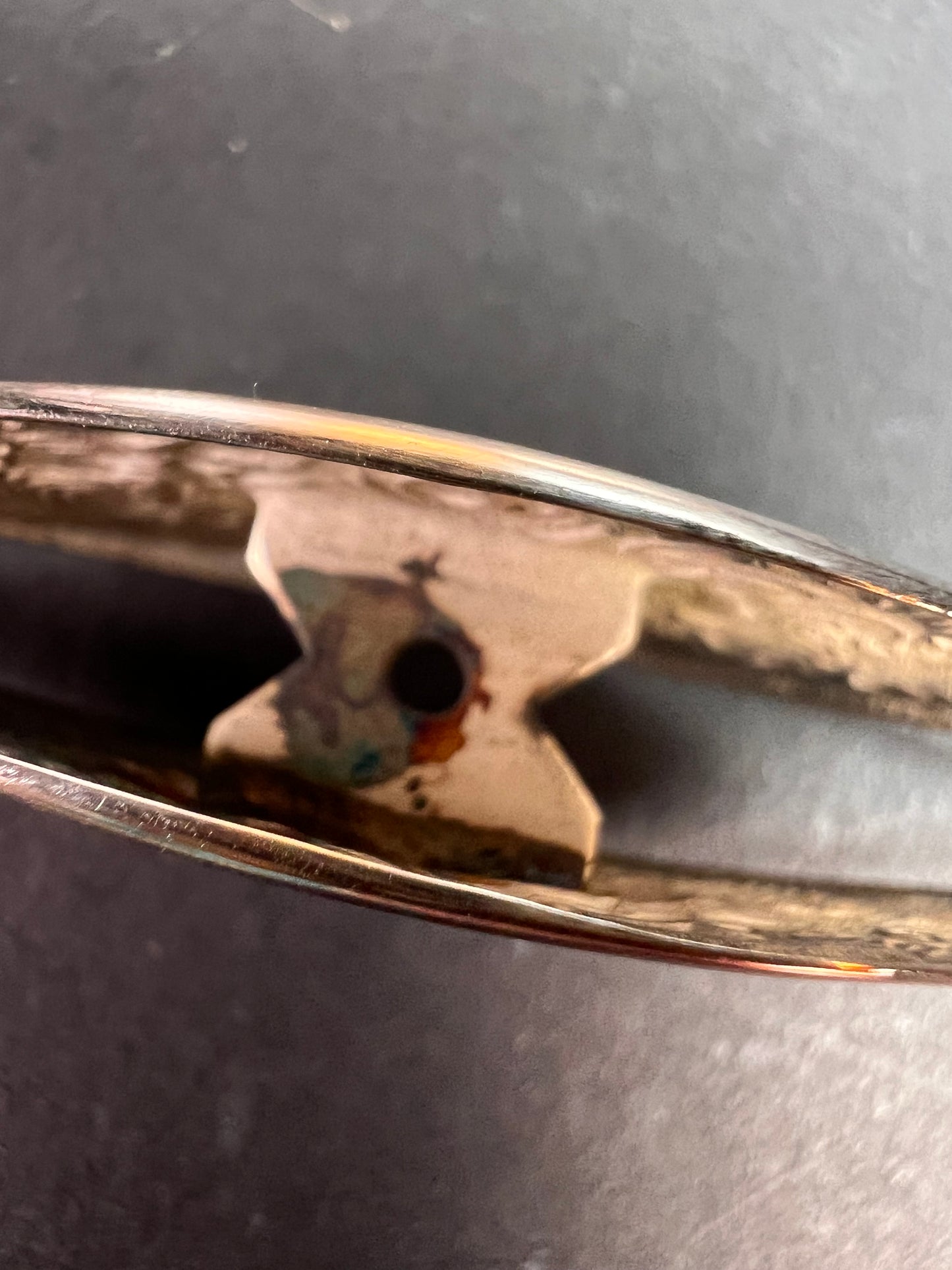 Vintage Reo Sterling Silver Tatting Shuttle Pendant Dead Stock