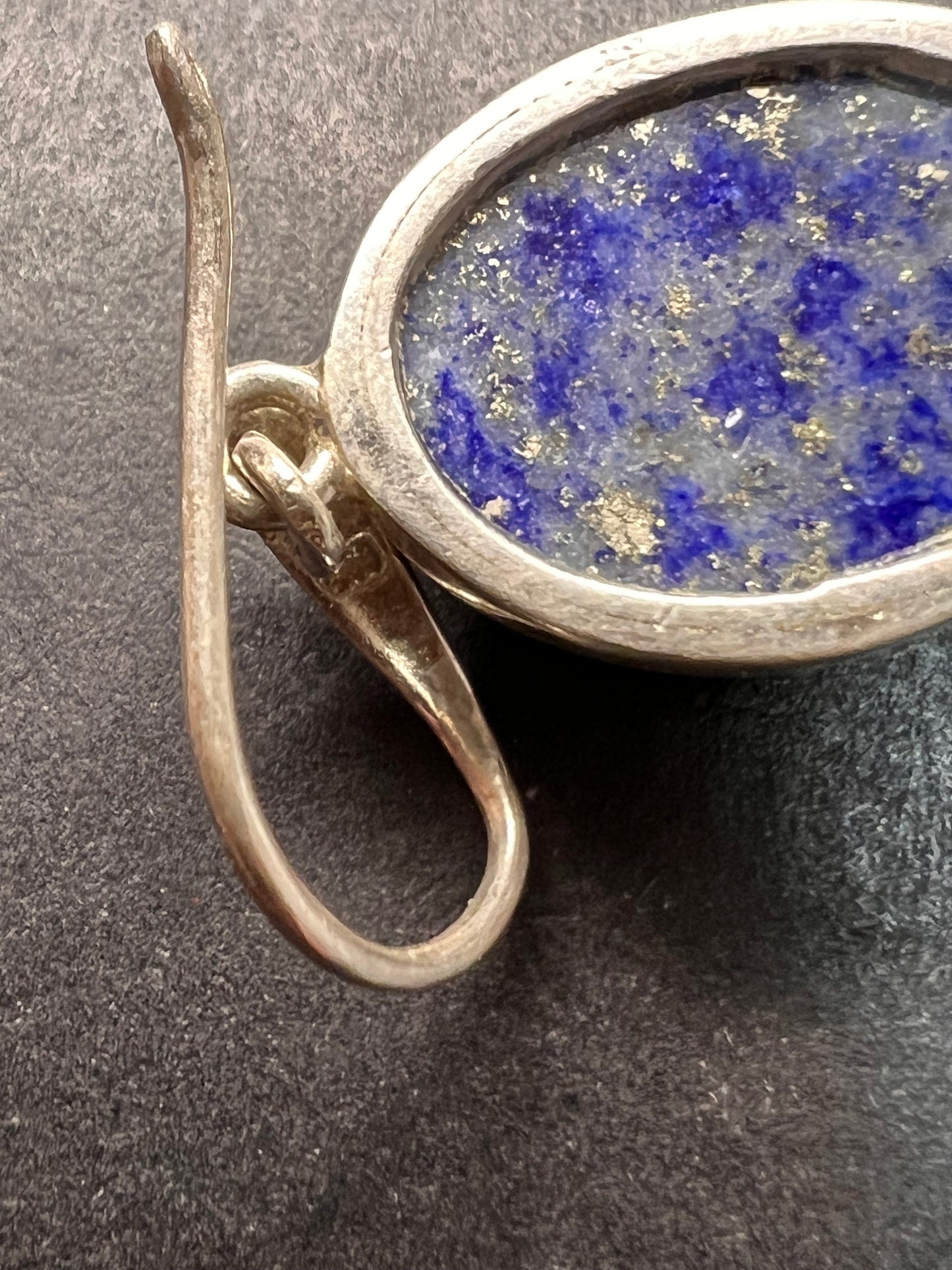 NEW Lapis lazuli sterling silver earrings 8.83 grams