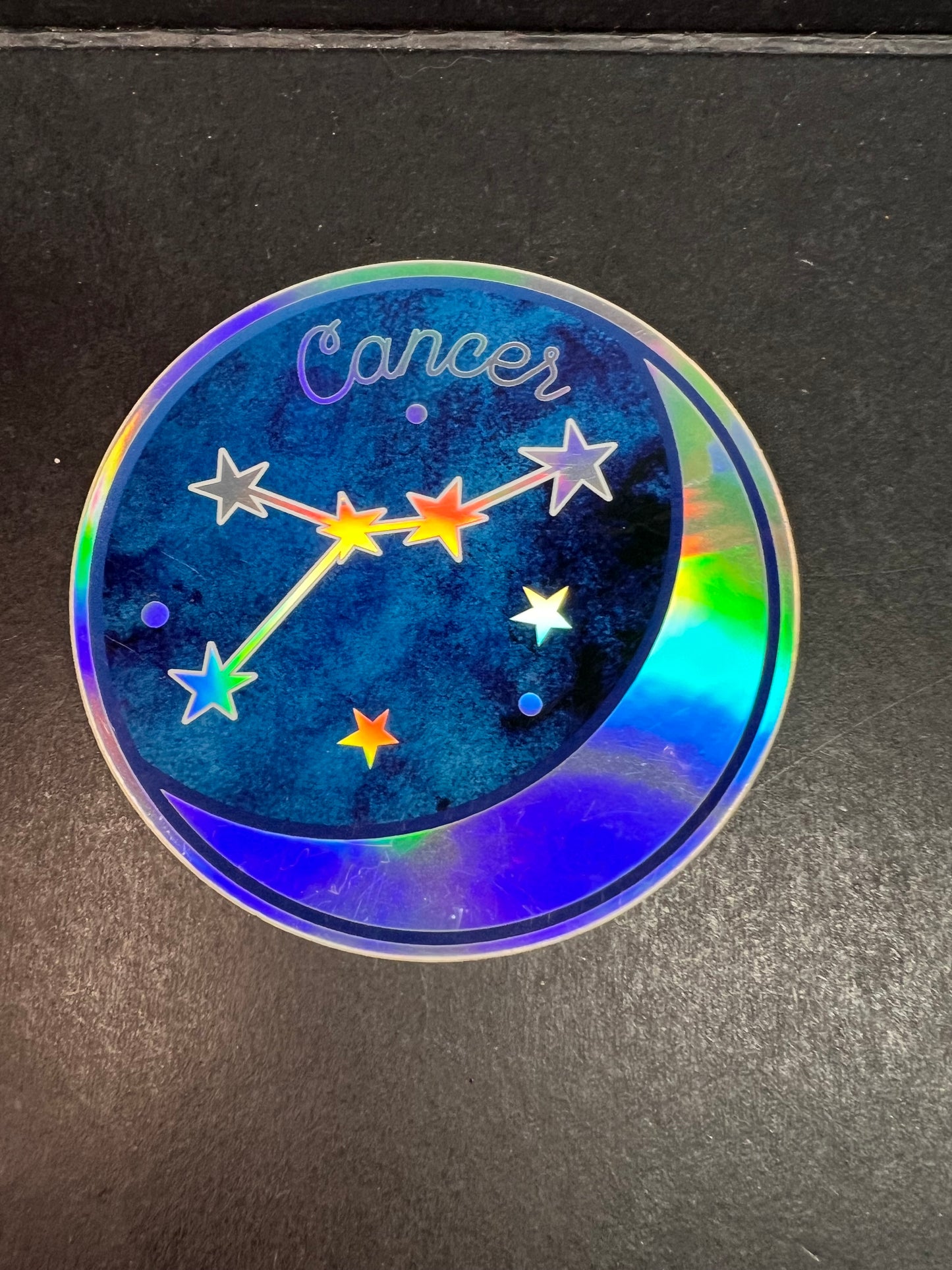 Cancer Holographic Sticker – Wild Flower