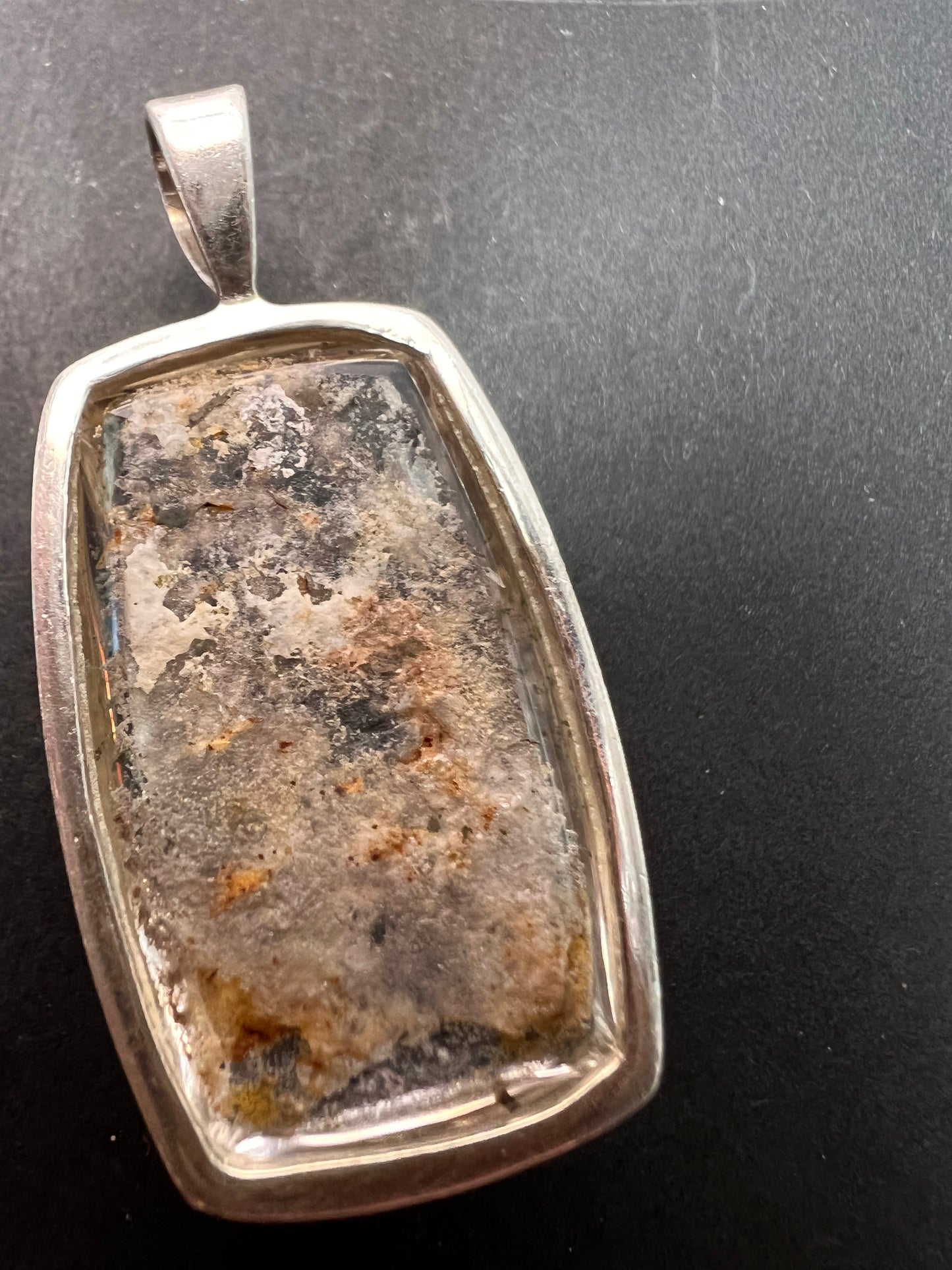 NEW lodolite sterling silver pendant 13.67 grams