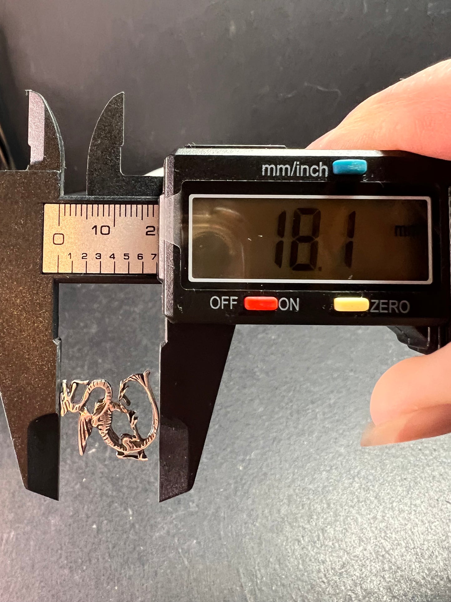 Vintage Sterling Silver Welsh Dragon Charm 925