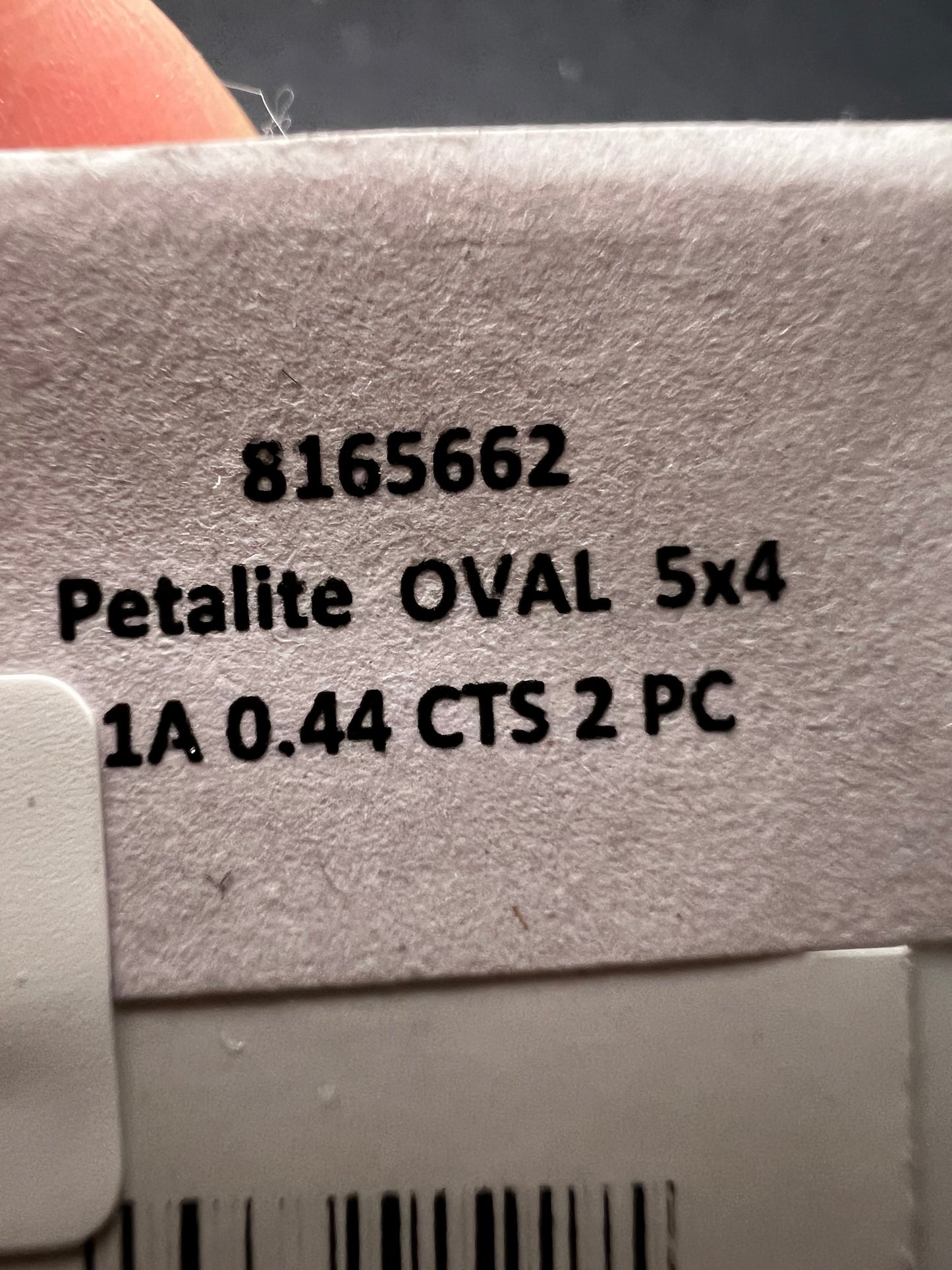 Natural Petalite Pair 0.44 ctw Oval 5x4mm Matched Stones