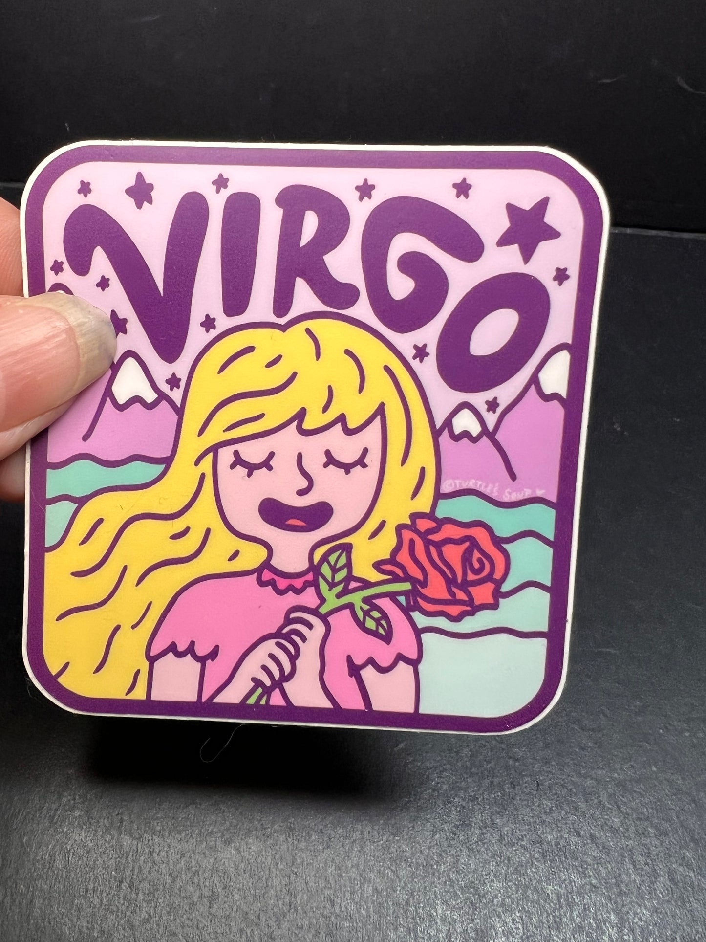 Turtle’s Soup Virgo Zodiac Sticker – Waterproof Vinyl
