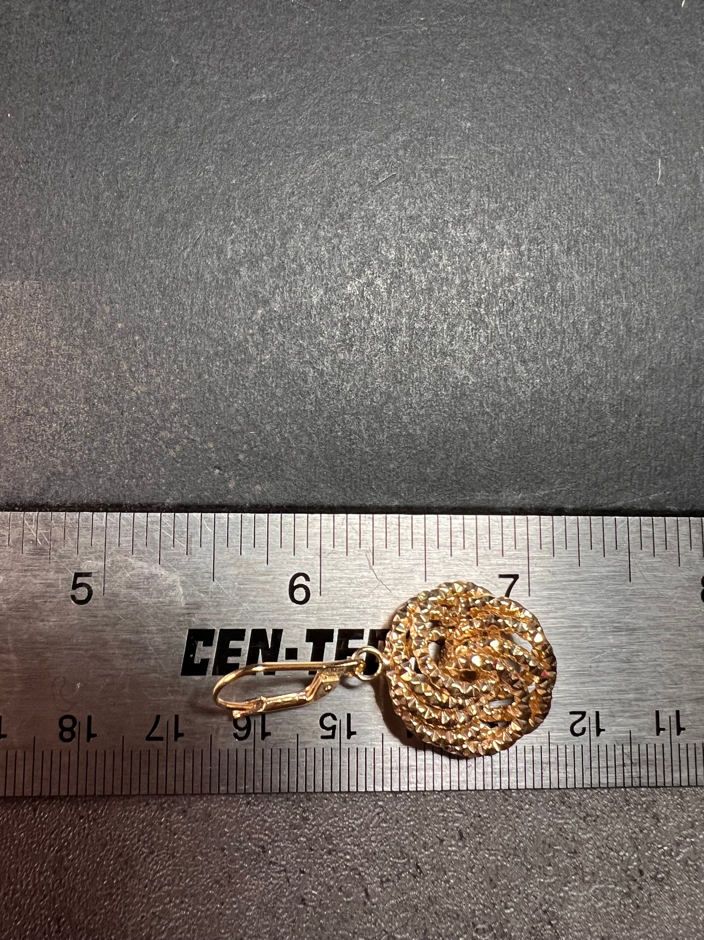 Atasay Kuyumculuk yellow gold over sterling silver Turkish earrings