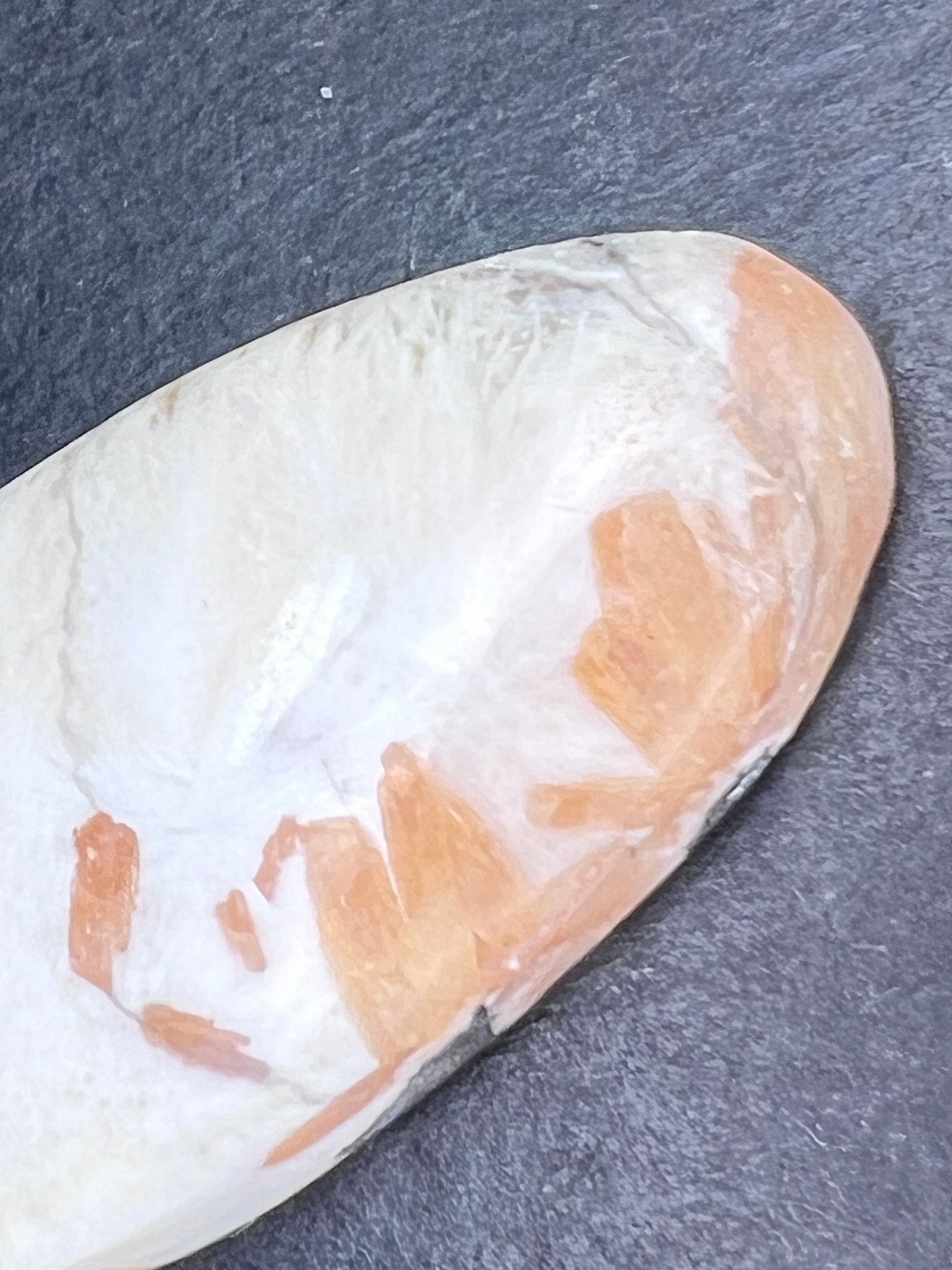 Pink scolecite cabochon