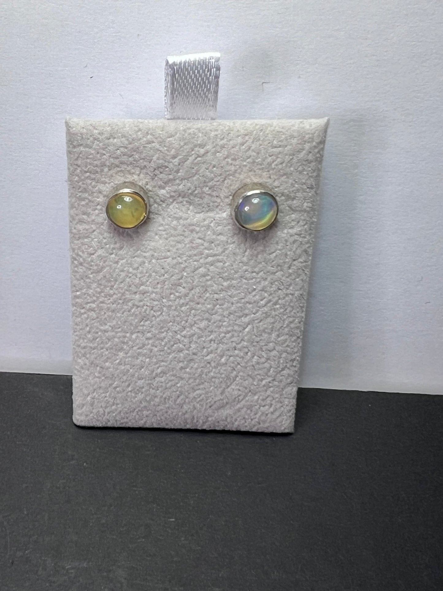 Ethiopian sterling silver stud earrings