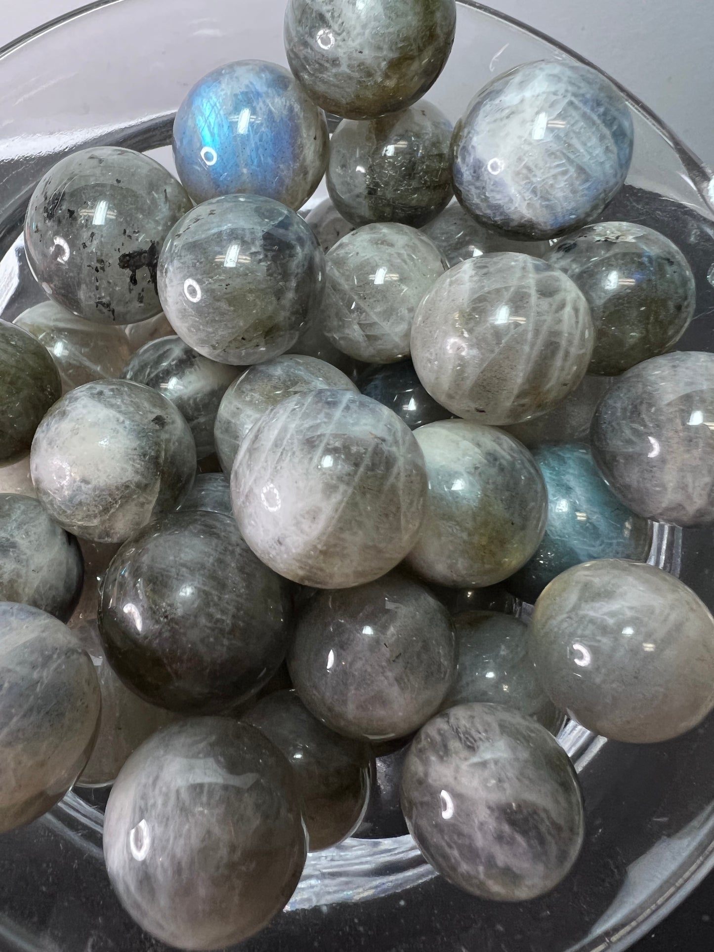 Labradorite marbles