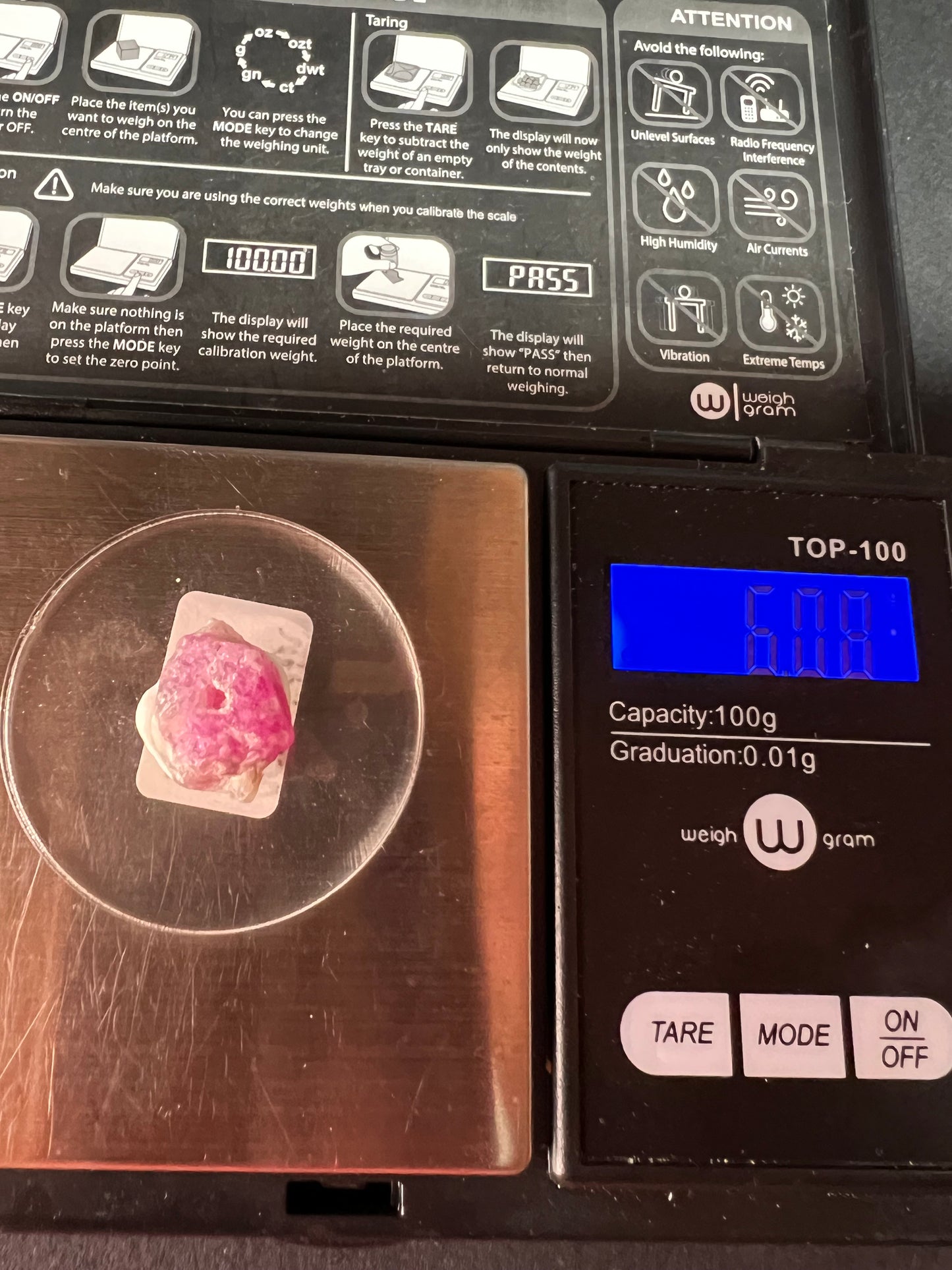 Ruby rough specimen from Afghanistan