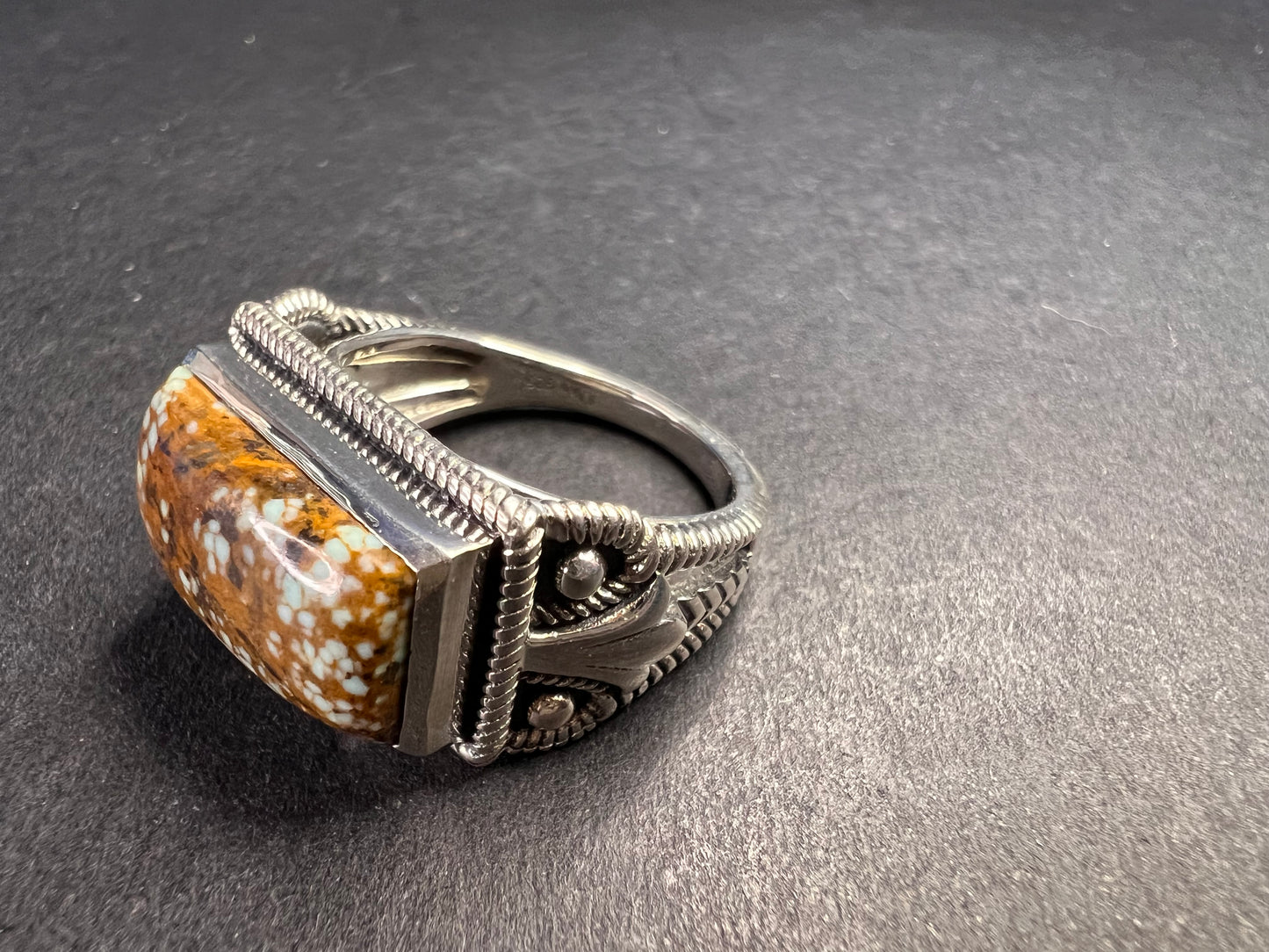 NEW Blue Horizon turquoise sterling silver ring size 7