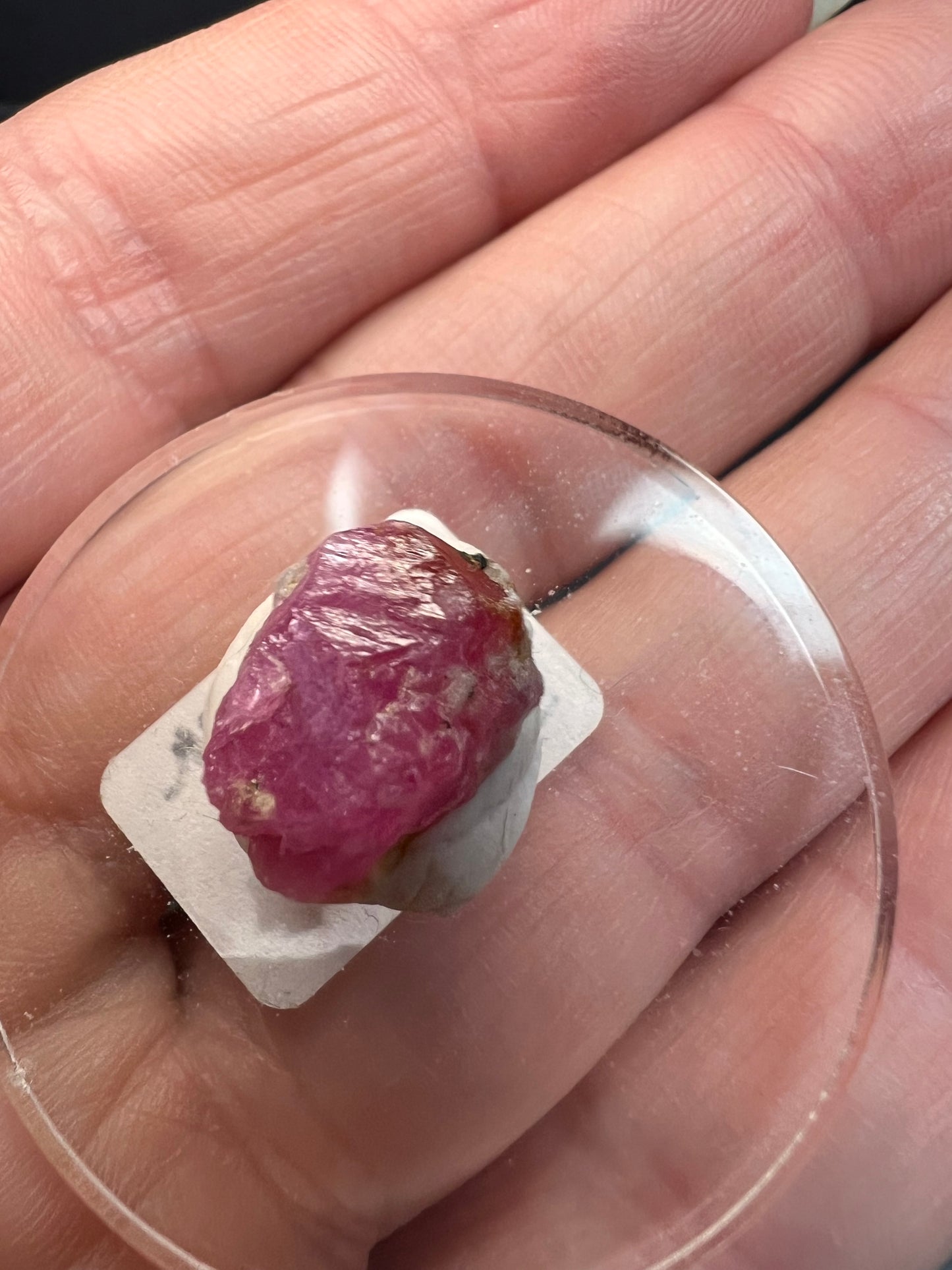 Ruby rough specimen from Afghanistan