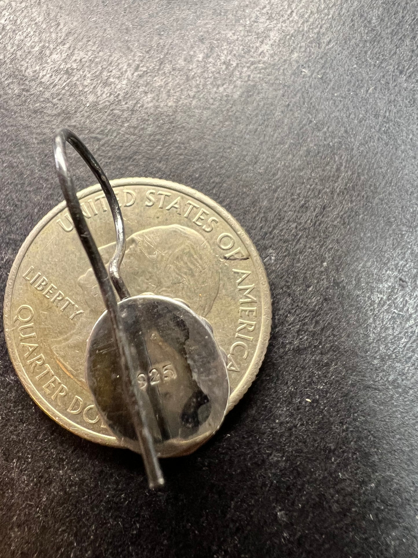 Vintage Balinese Sterling Silver Amethyst Drop Earrings Beaded Halo