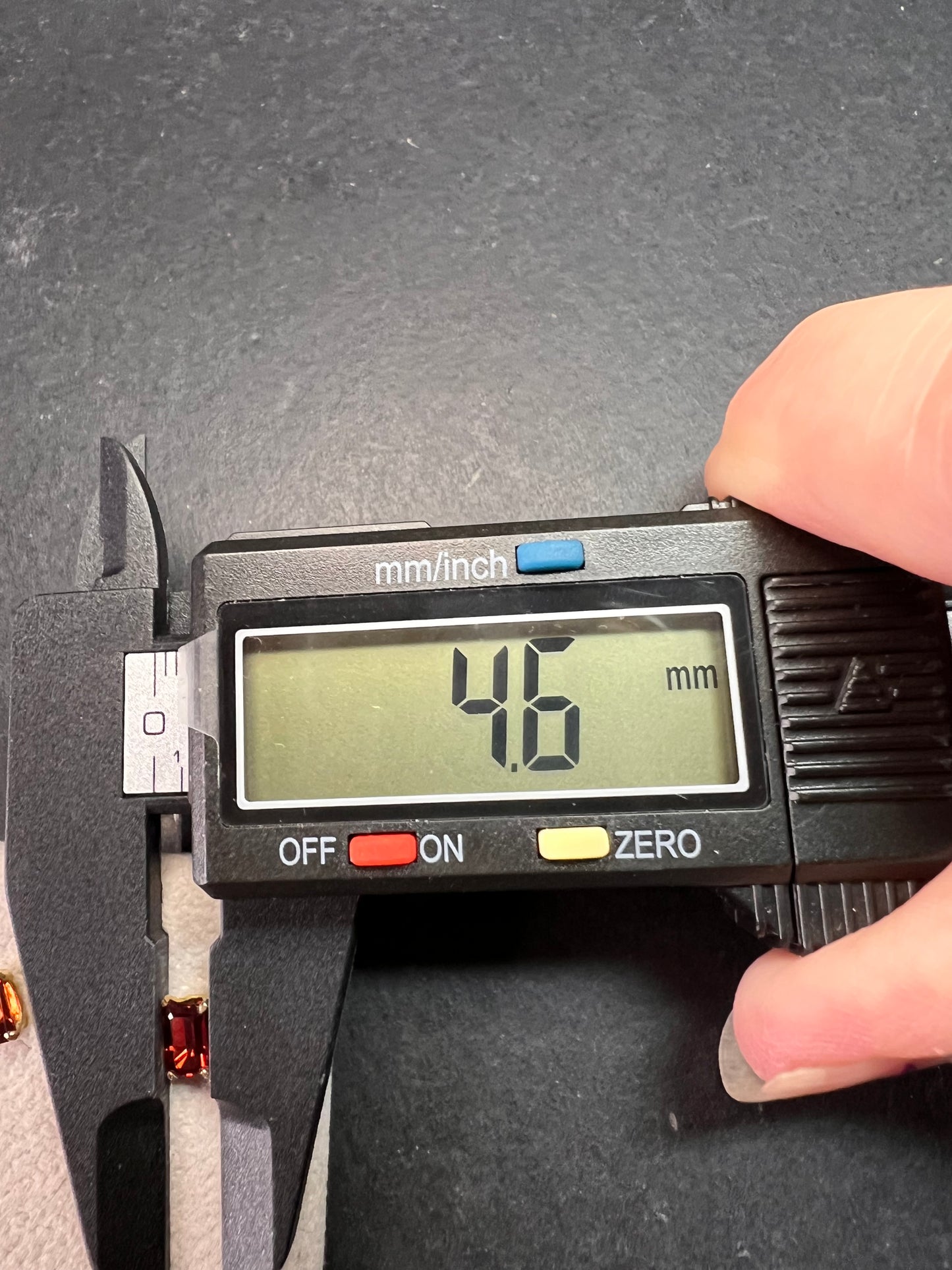 14k Gold Emerald-Cut Garnet Stud Earrings