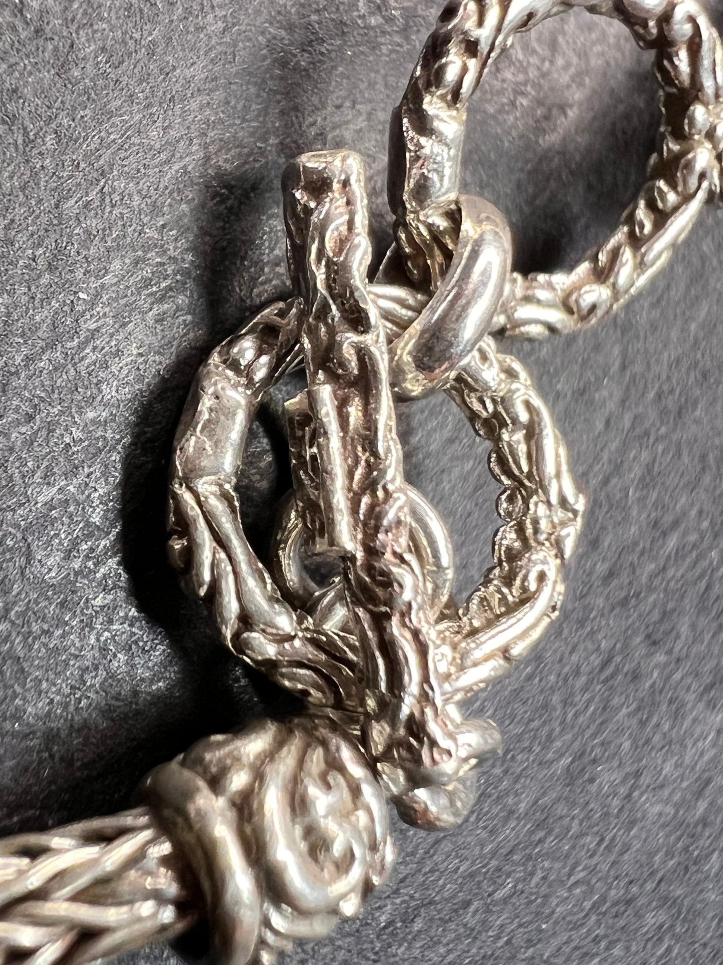 NEW Bali sterling silver dragonfly toggle bracelet