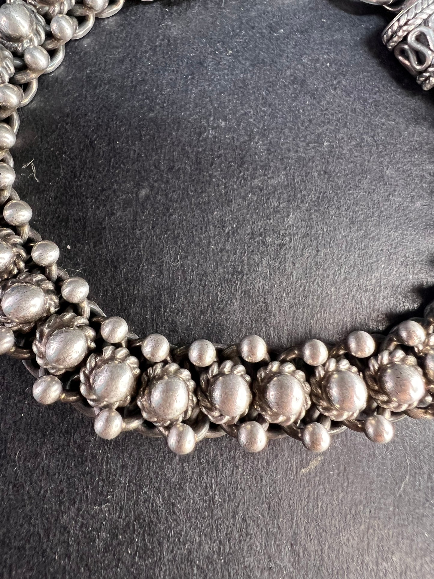Vintage Suarti Bali sterling silver bracelet 7.75 inch