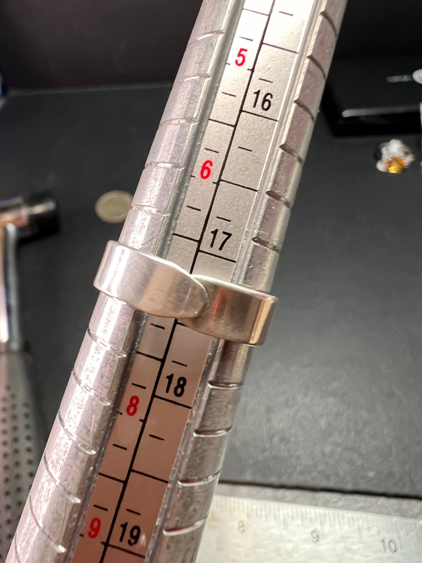 950 Silver Adjustable Huayruro Seed Resin Ring – Peruvian Artisan Good Luck Jewelry, Size 7