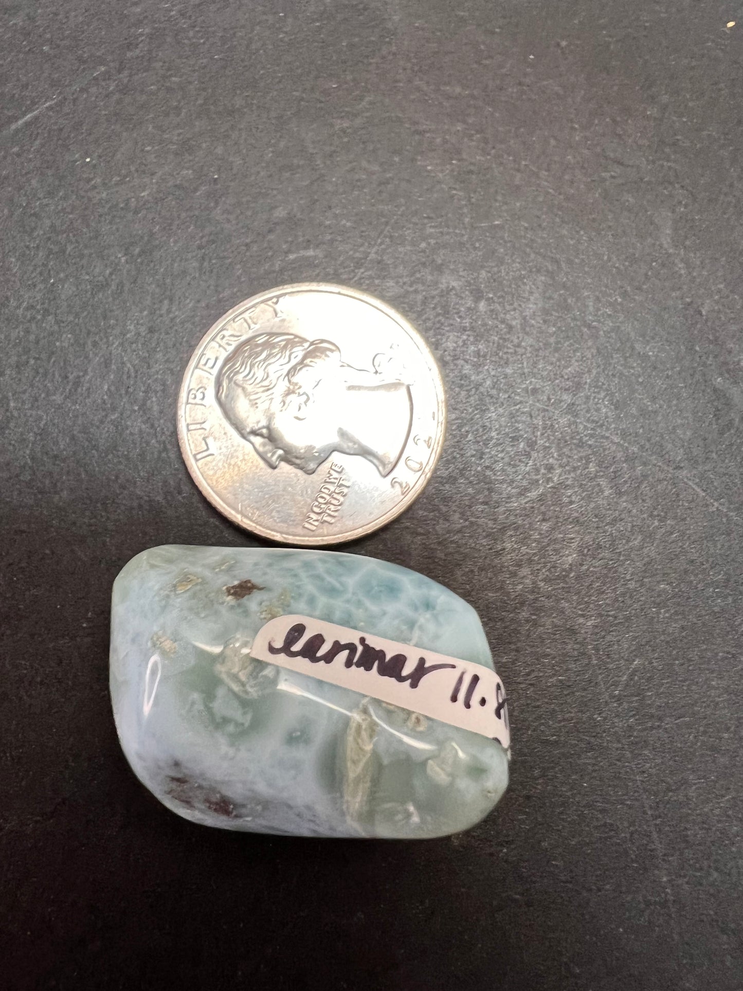Larimar tumble 14.29 grams