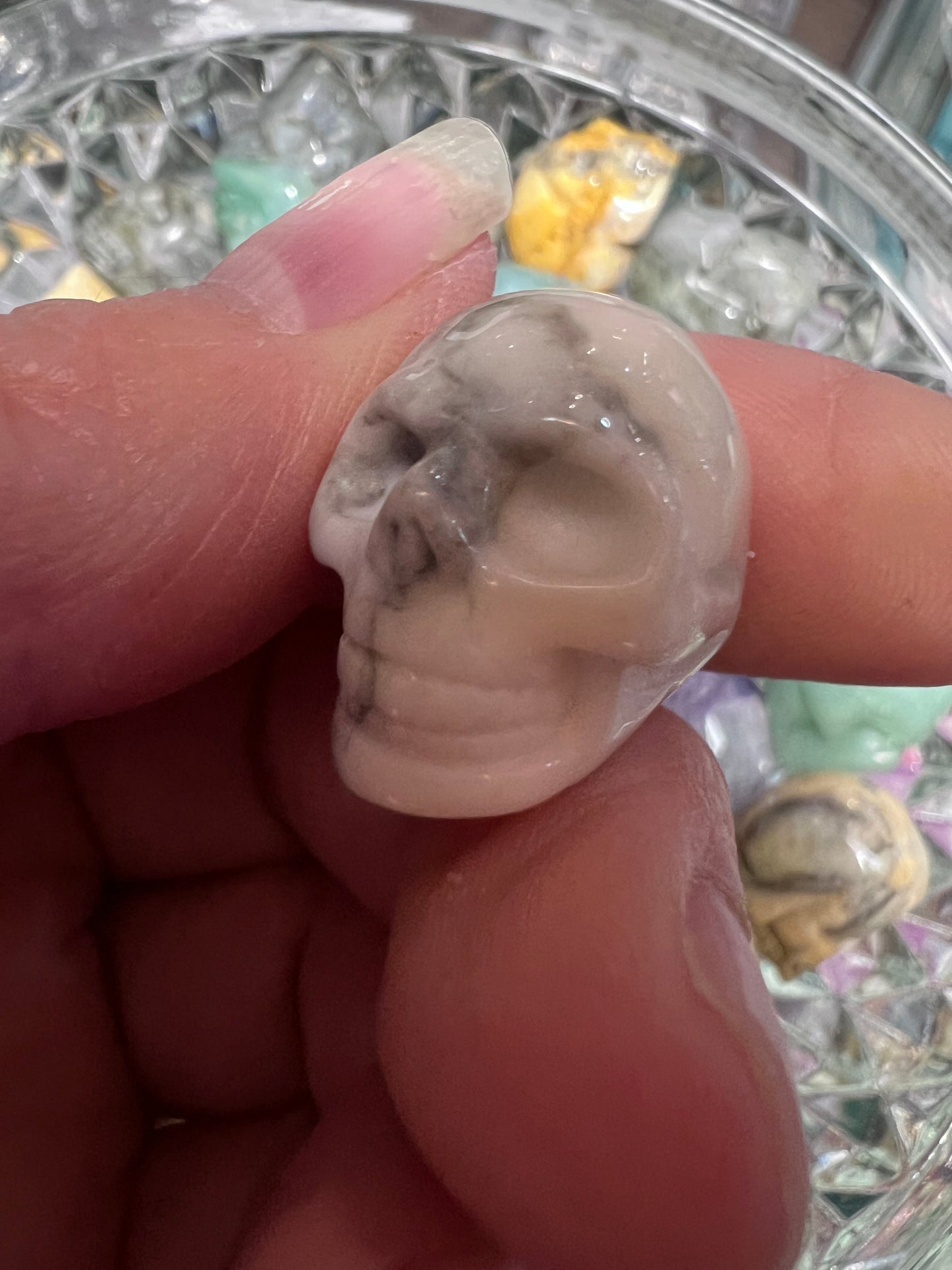 Mini crystal skulls