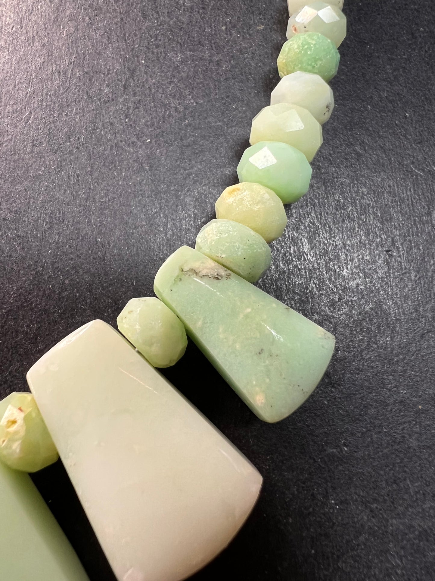 Jay King Chrysoprase Sterling Silver Necklace 18in w Ext