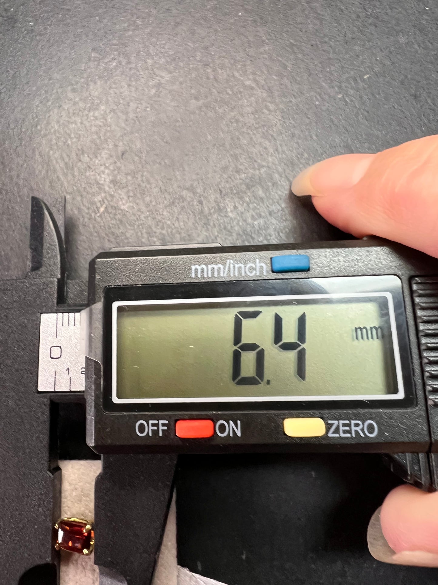 14k Gold Emerald-Cut Garnet Stud Earrings