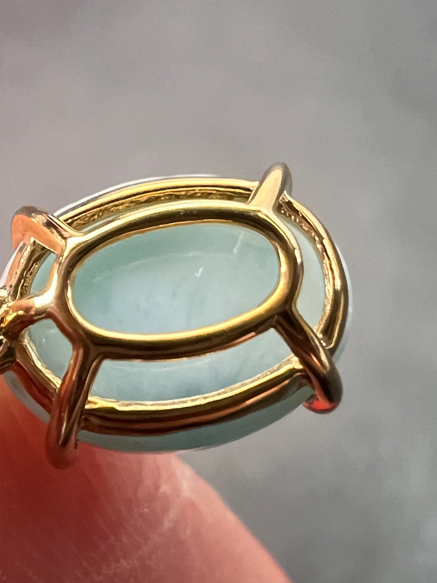 10k gold larimar pendant *NEW*