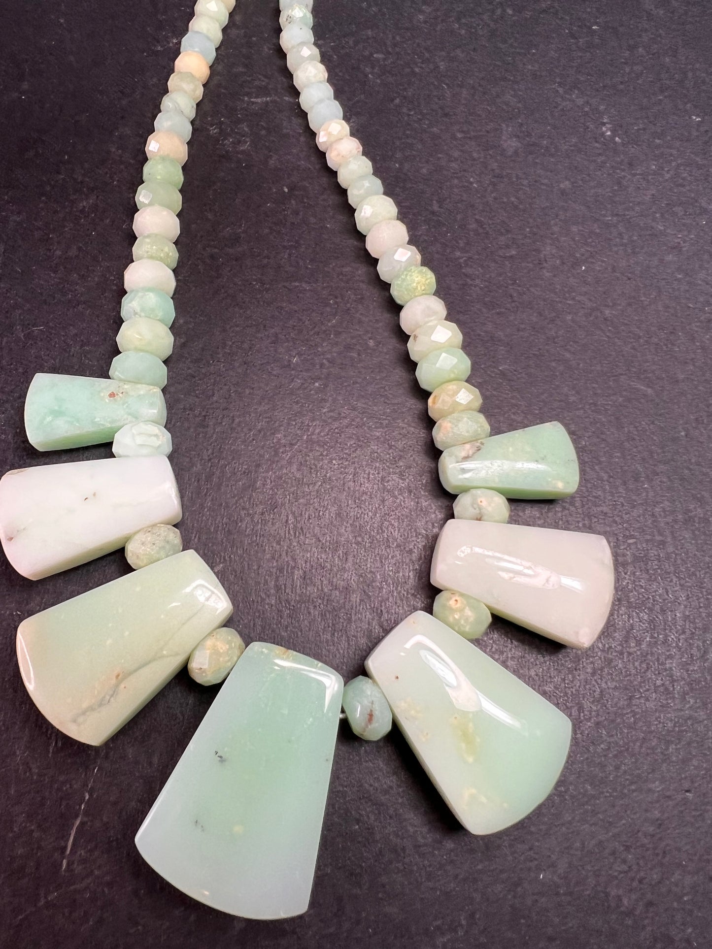 Jay King Chrysoprase Sterling Silver Necklace 18in w Ext