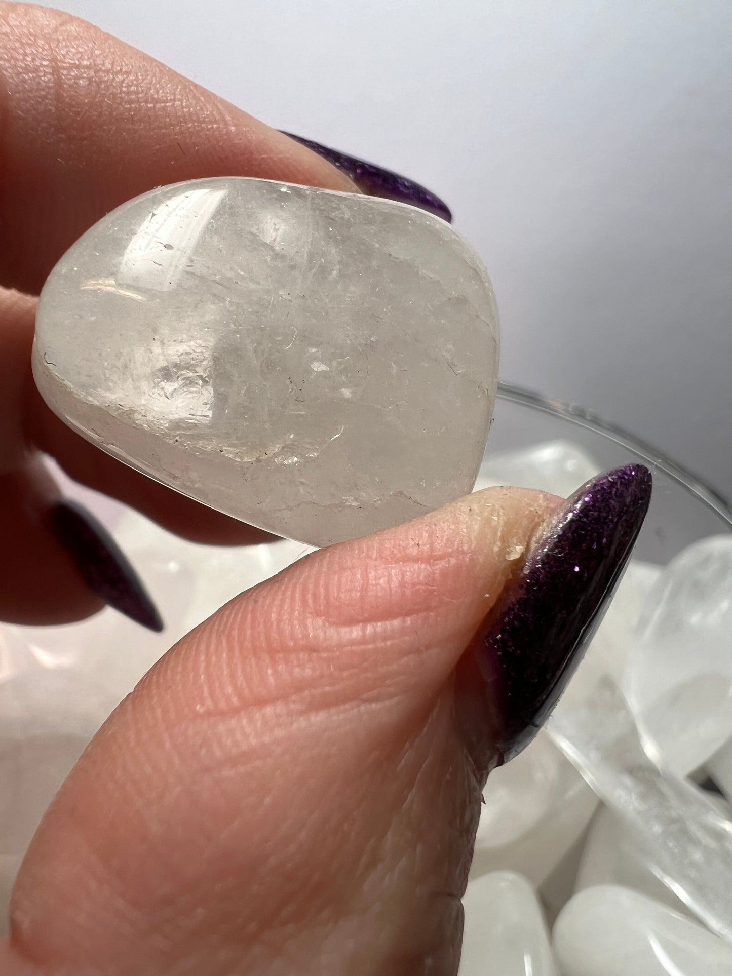 Girasol \ moon quartz quartz tumble