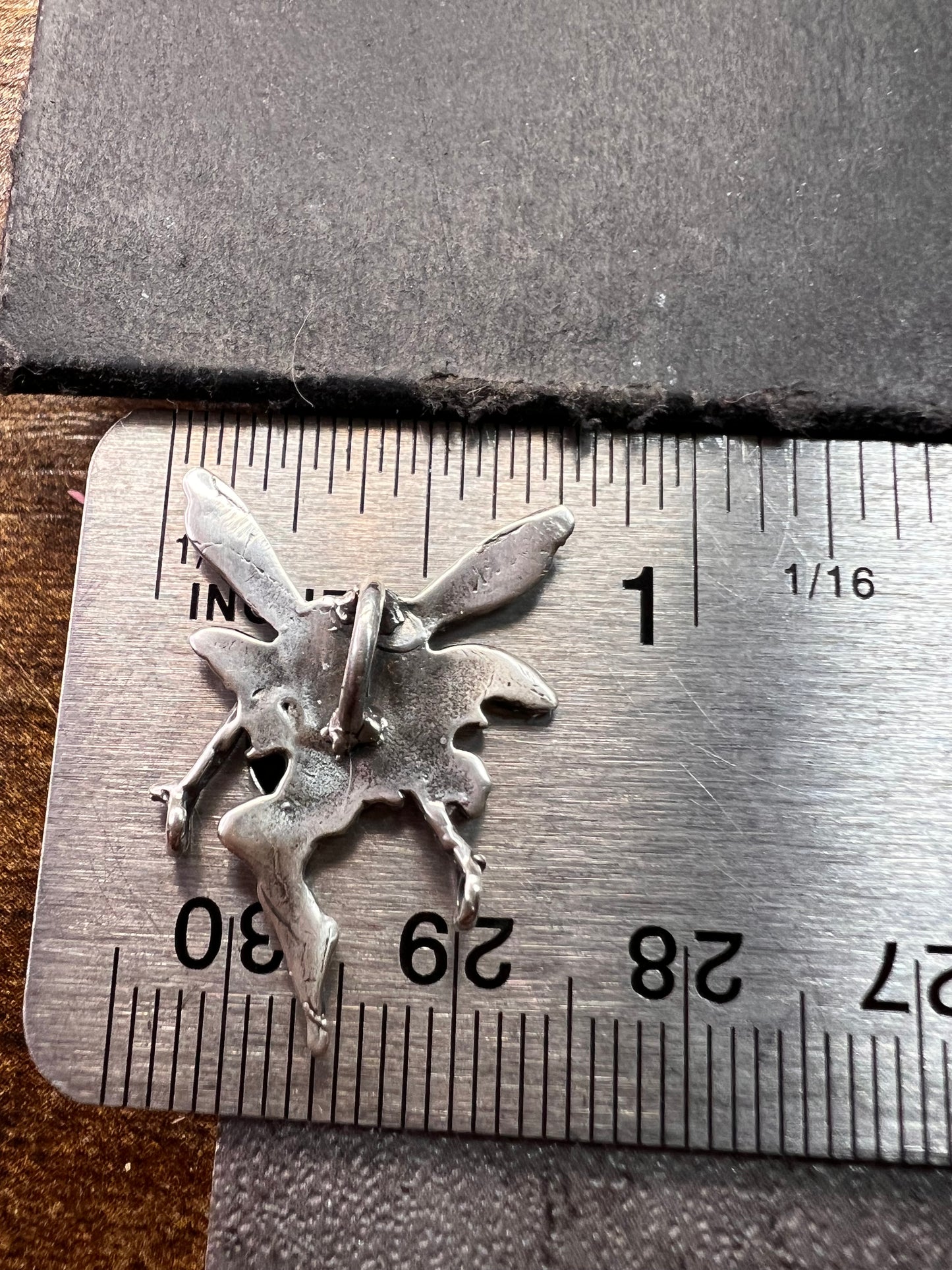 Vintage Sterling Silver Fairy Pendant | Estate Figural Charm