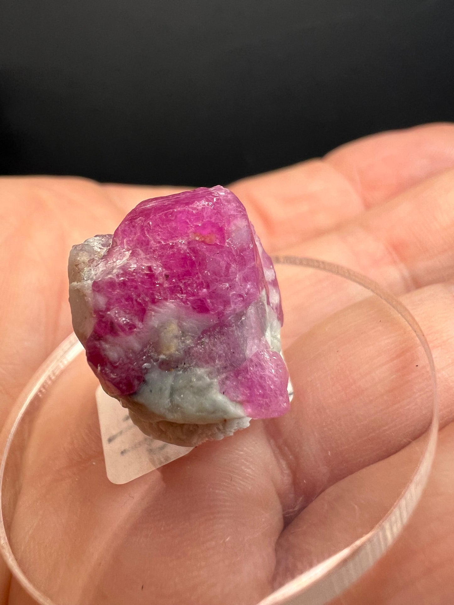 Ruby rough specimen from Afghanistan