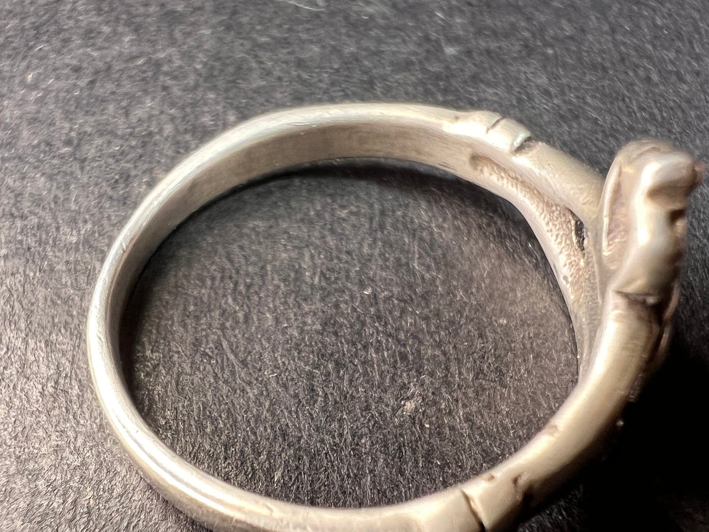 Vintage claddagh sterling silver ring size 6