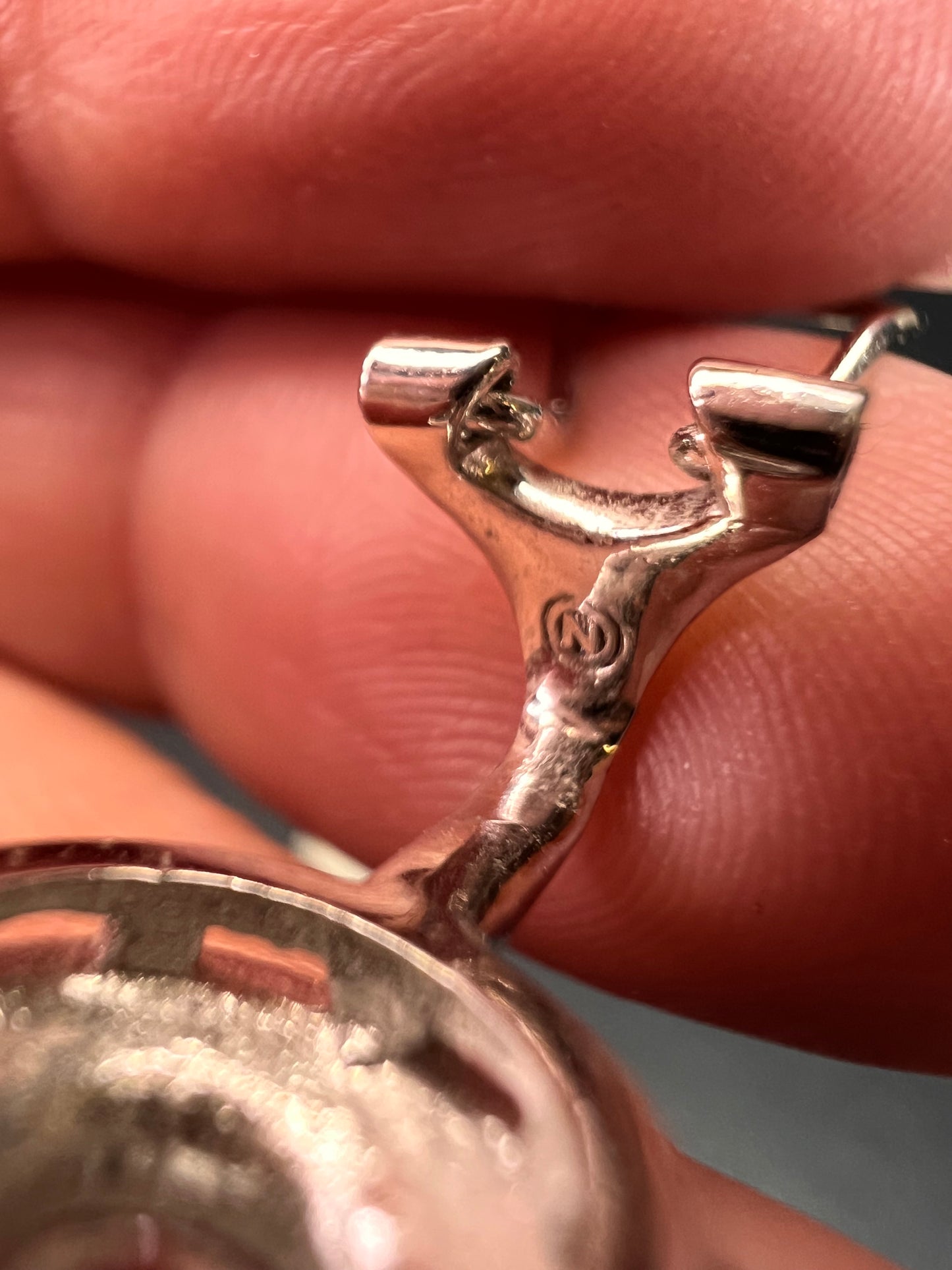 Silver Plated 6mm CZ Halo Omega Back Earrings Sparkly Round Studs