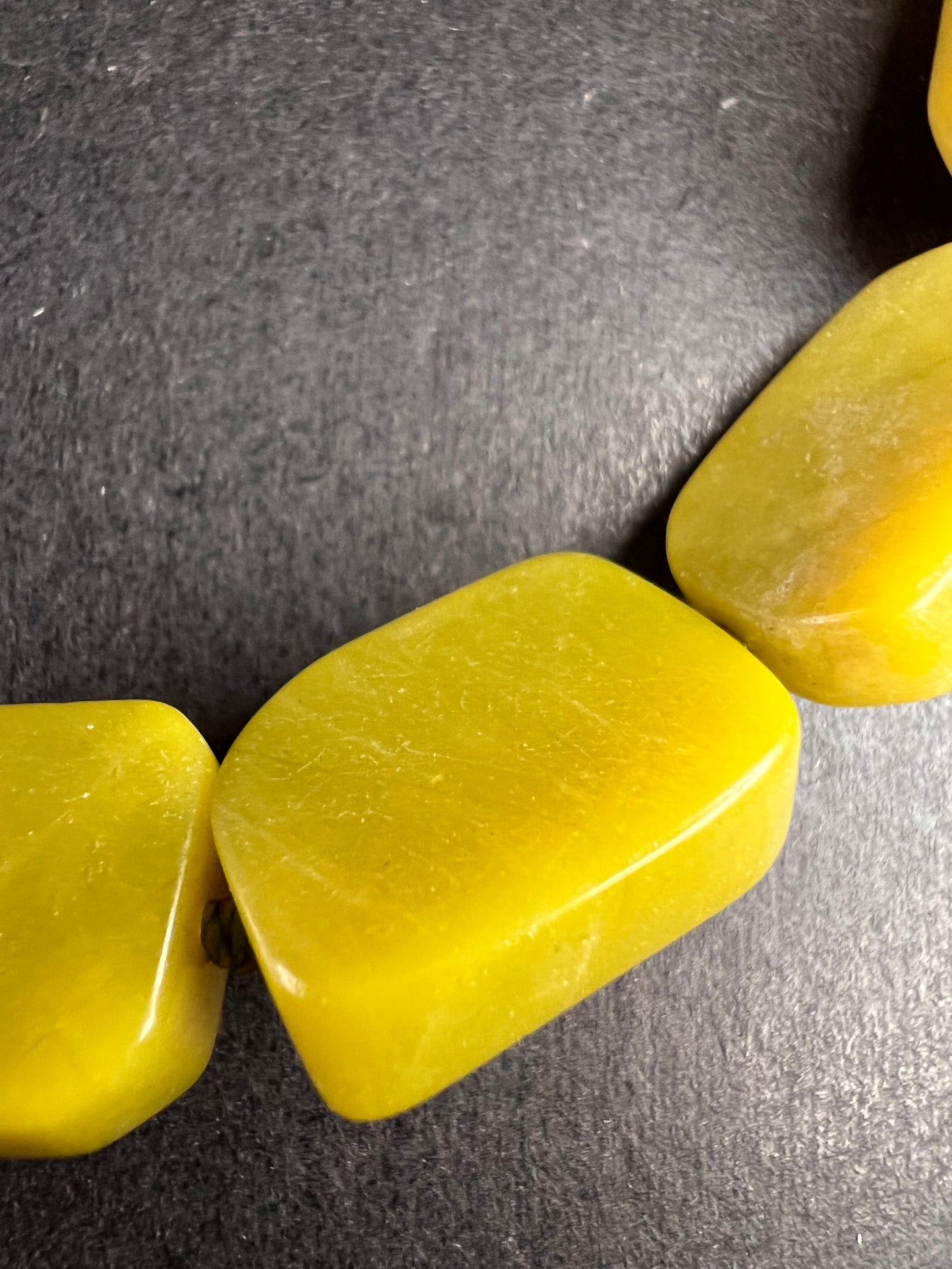 NEW olive serpentine necklace with sterling silver clasp