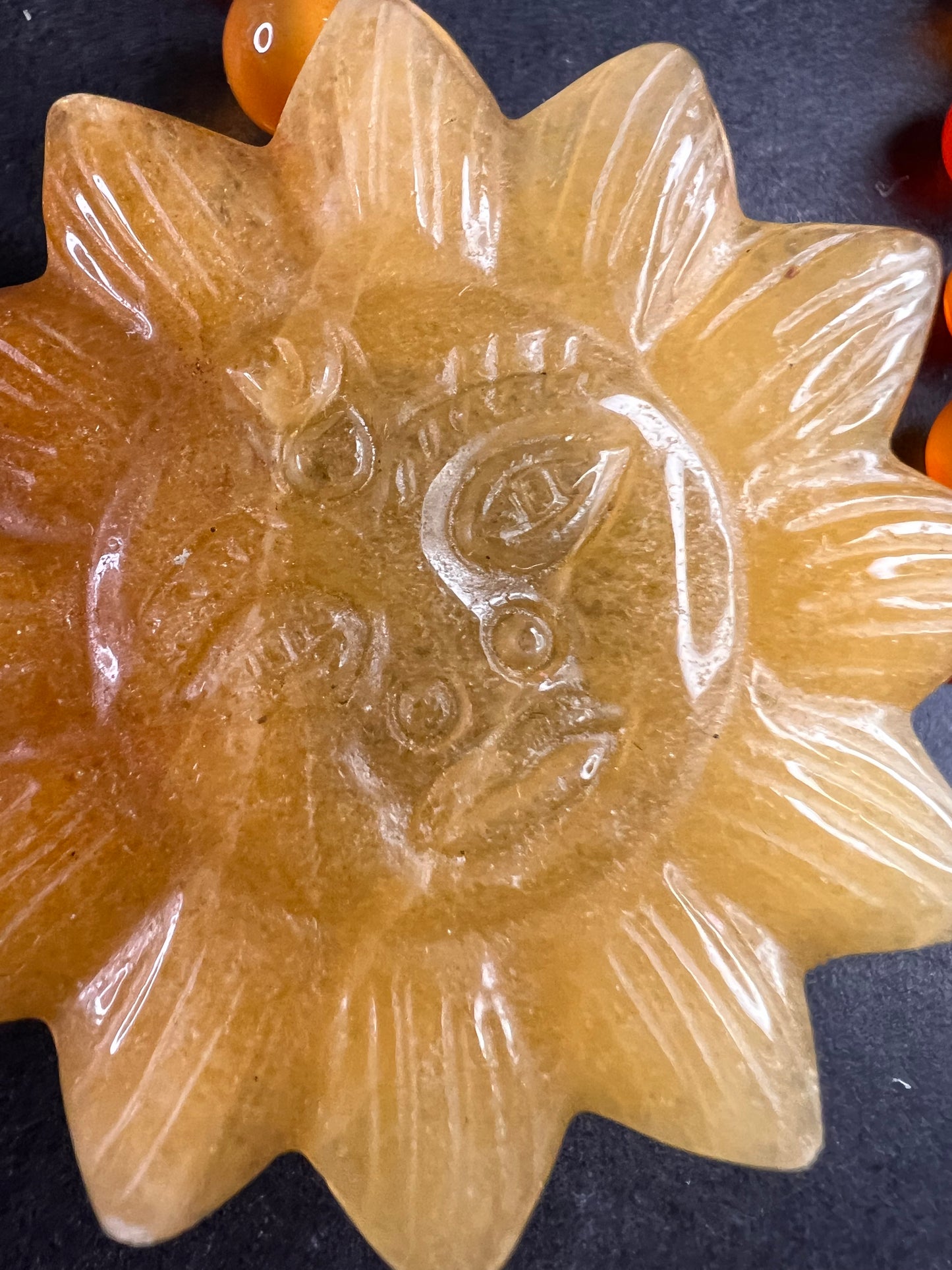 NEW carnelian multi stone sunface knotted necklace