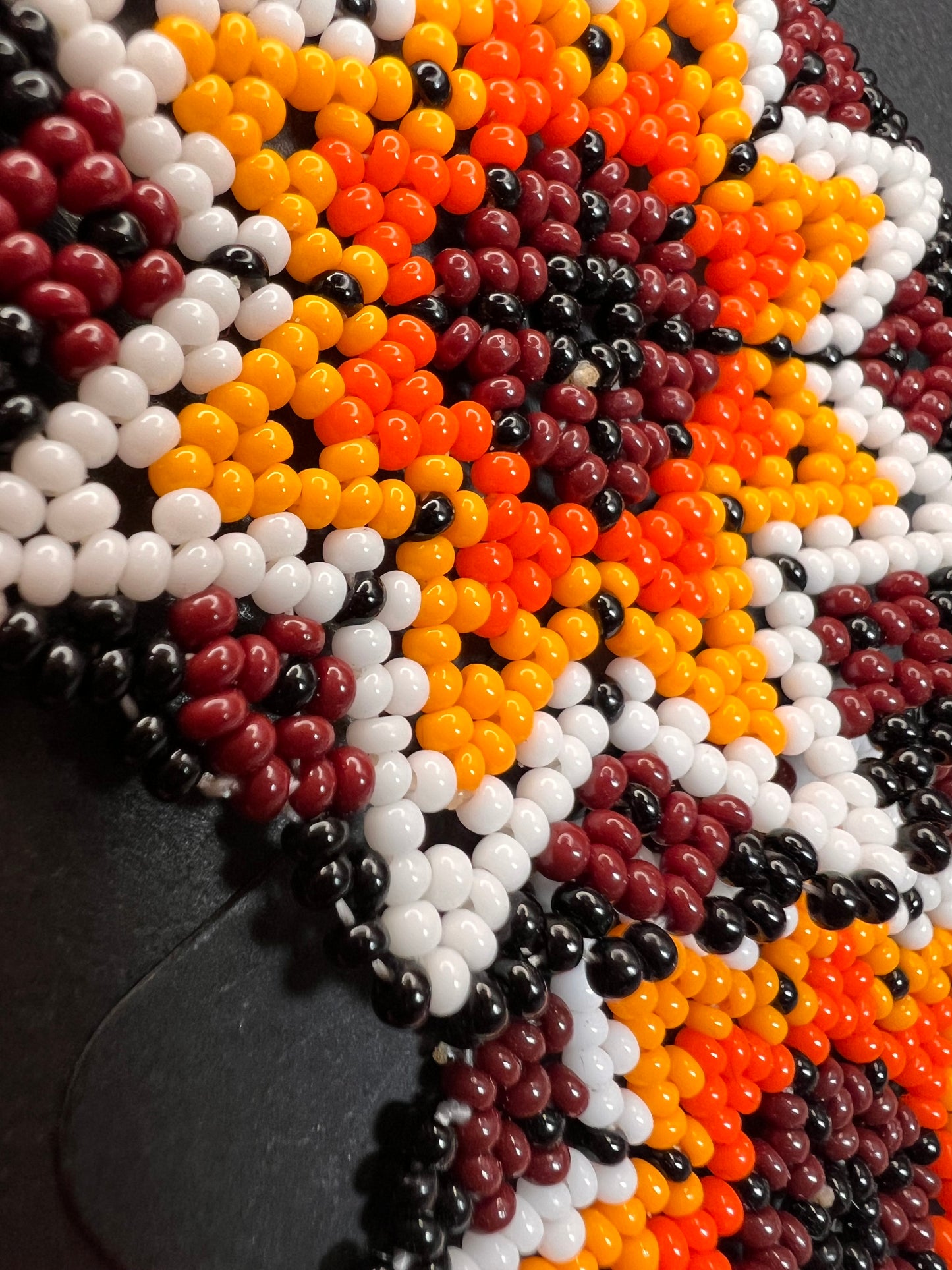 NEW Sunburst star seed bead southwest style dangling earrings