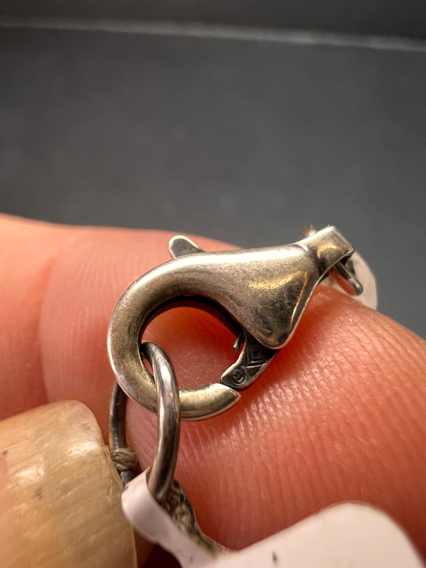 NEW amazonite , pearl multi stone sterling silver 30 inch necklace