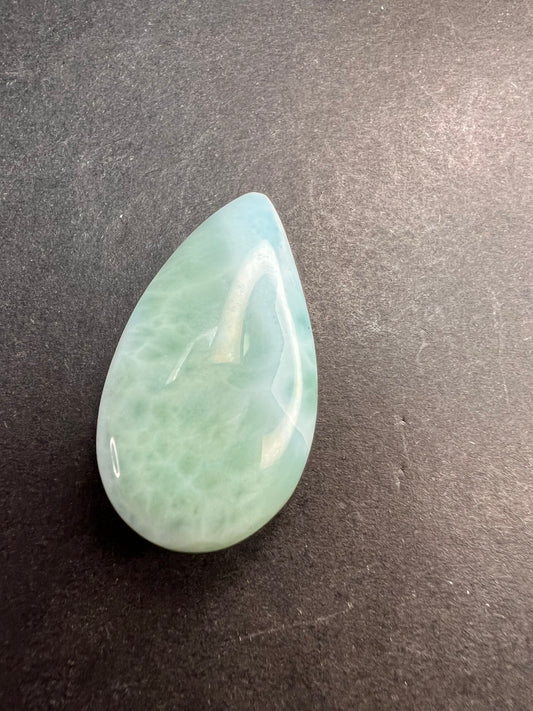 Larimar polished teardrop