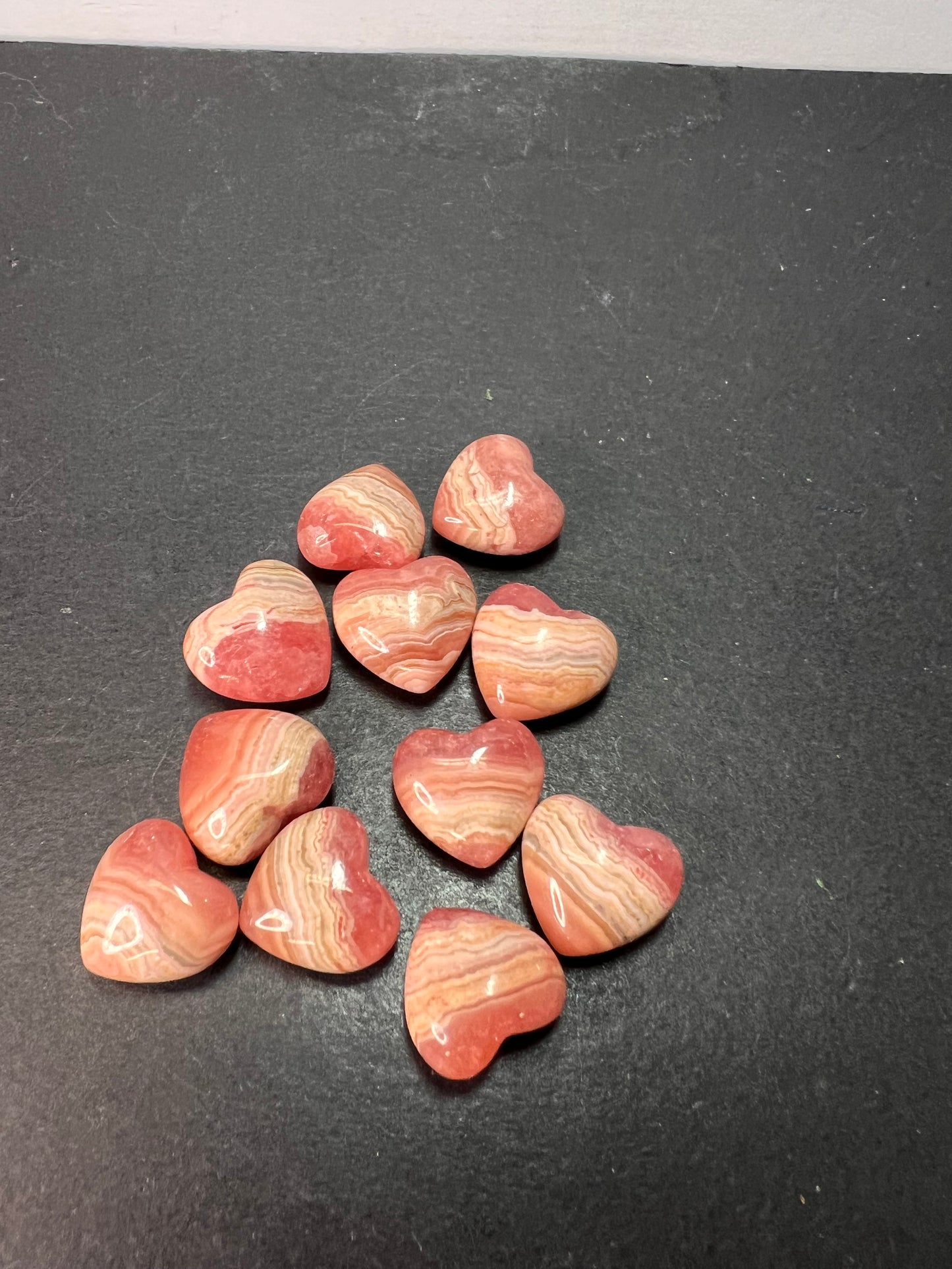 Mini rhodochrosite heart