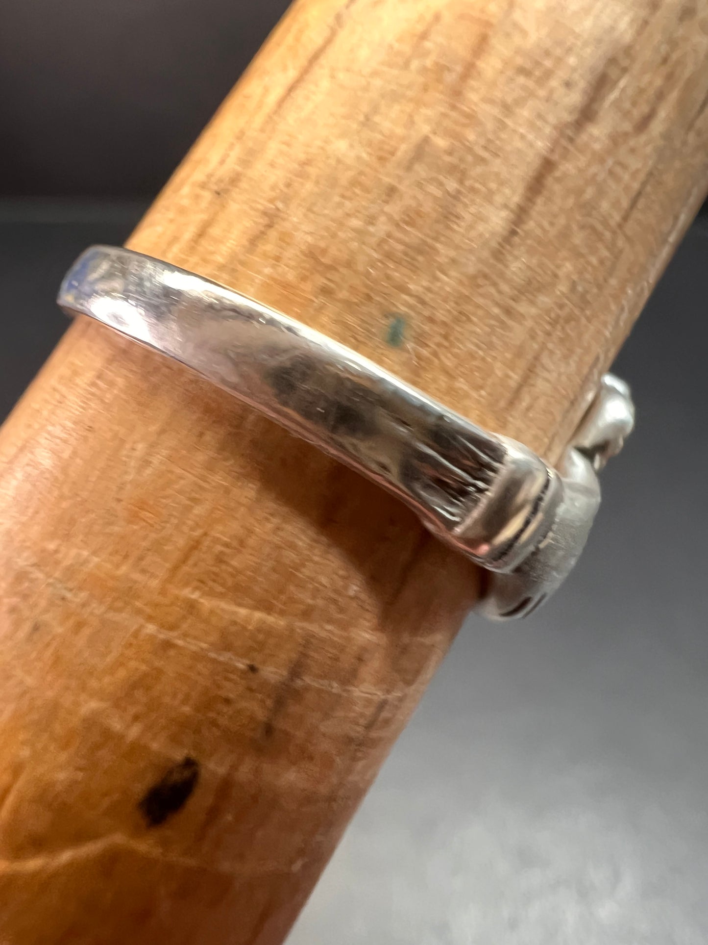 Vintage claddagh sterling silver ring size 6