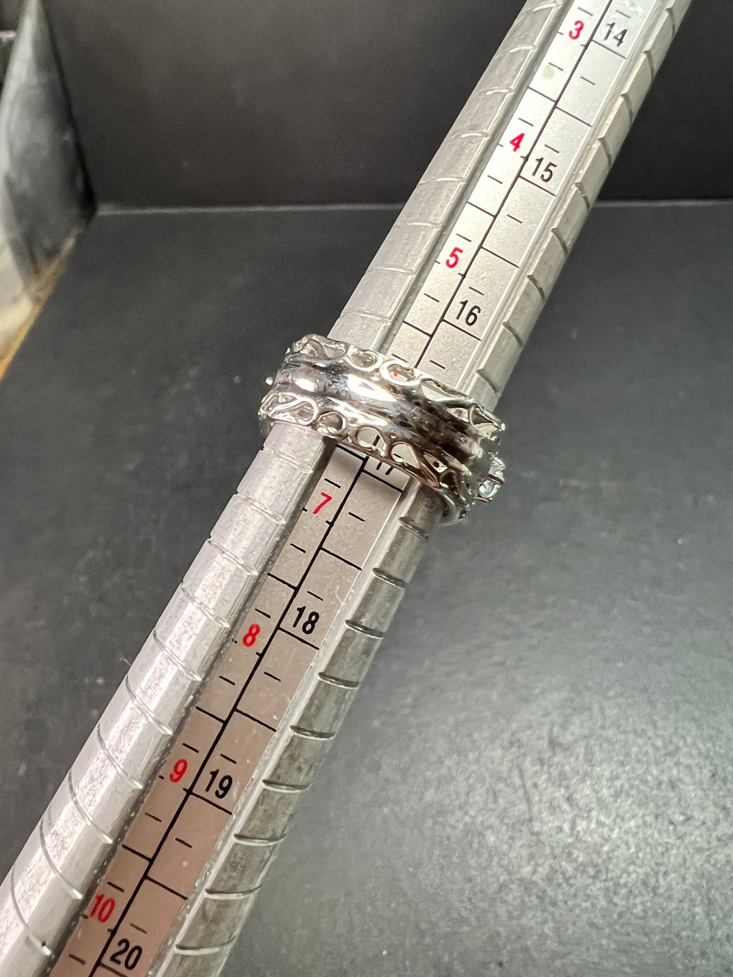 Sterling Silver London Blue Topaz Ring Size 6.5