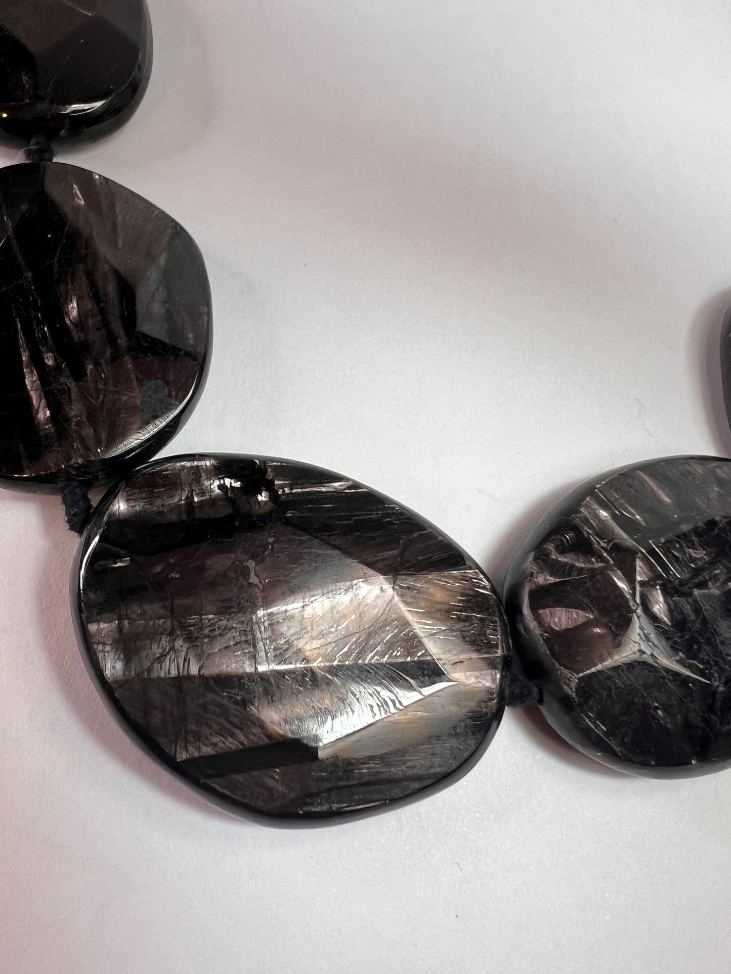 NEW Hypersthene necklace in gold over bronze