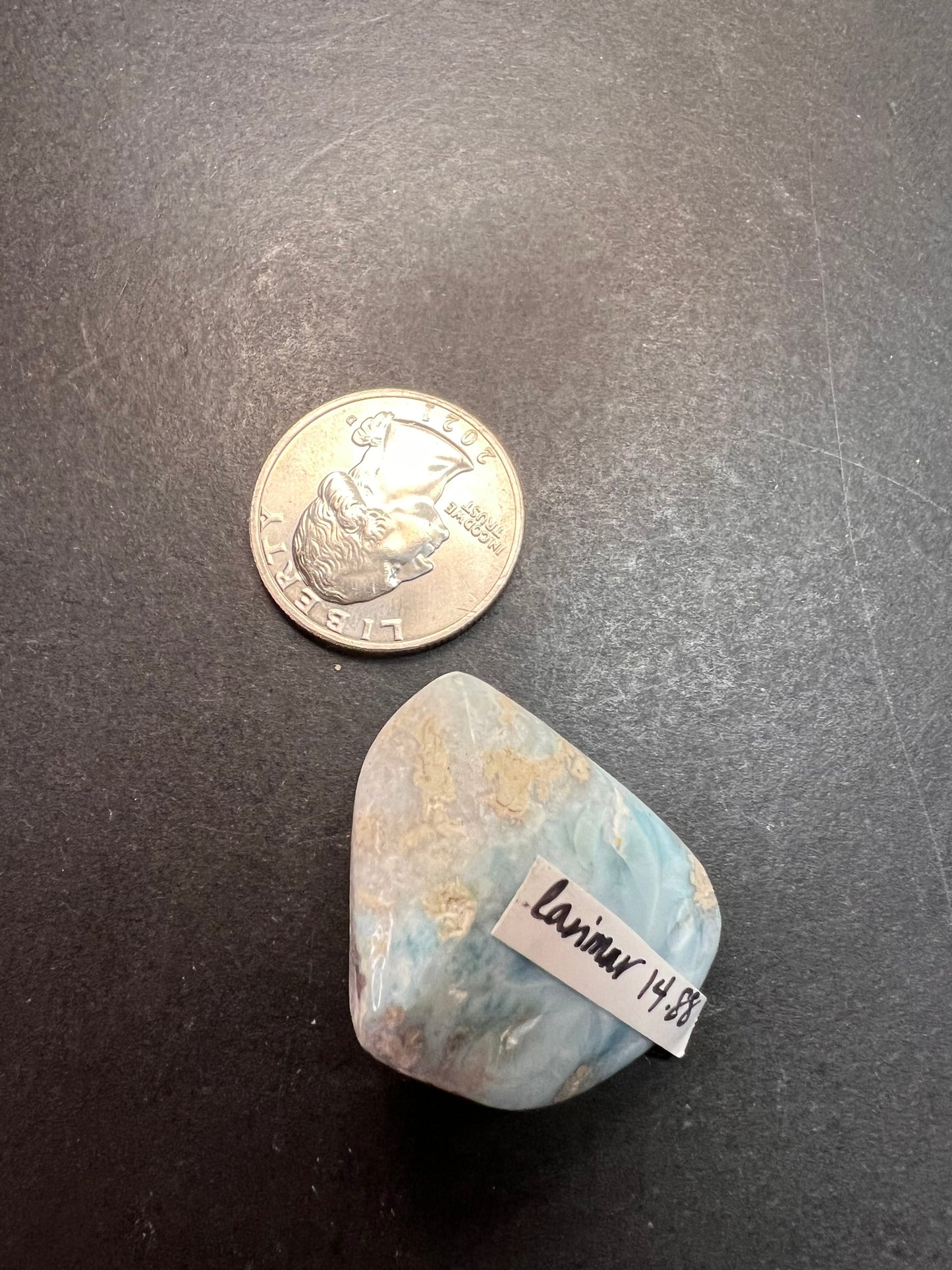 Larimar tumble 17.58 grams