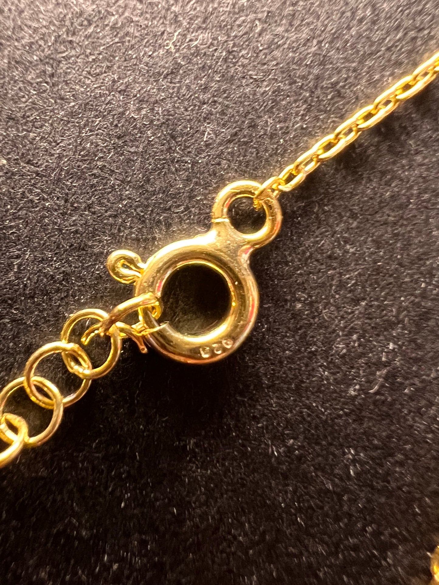 NEW sterling silver initial K pendant and chain 16 inch necklace