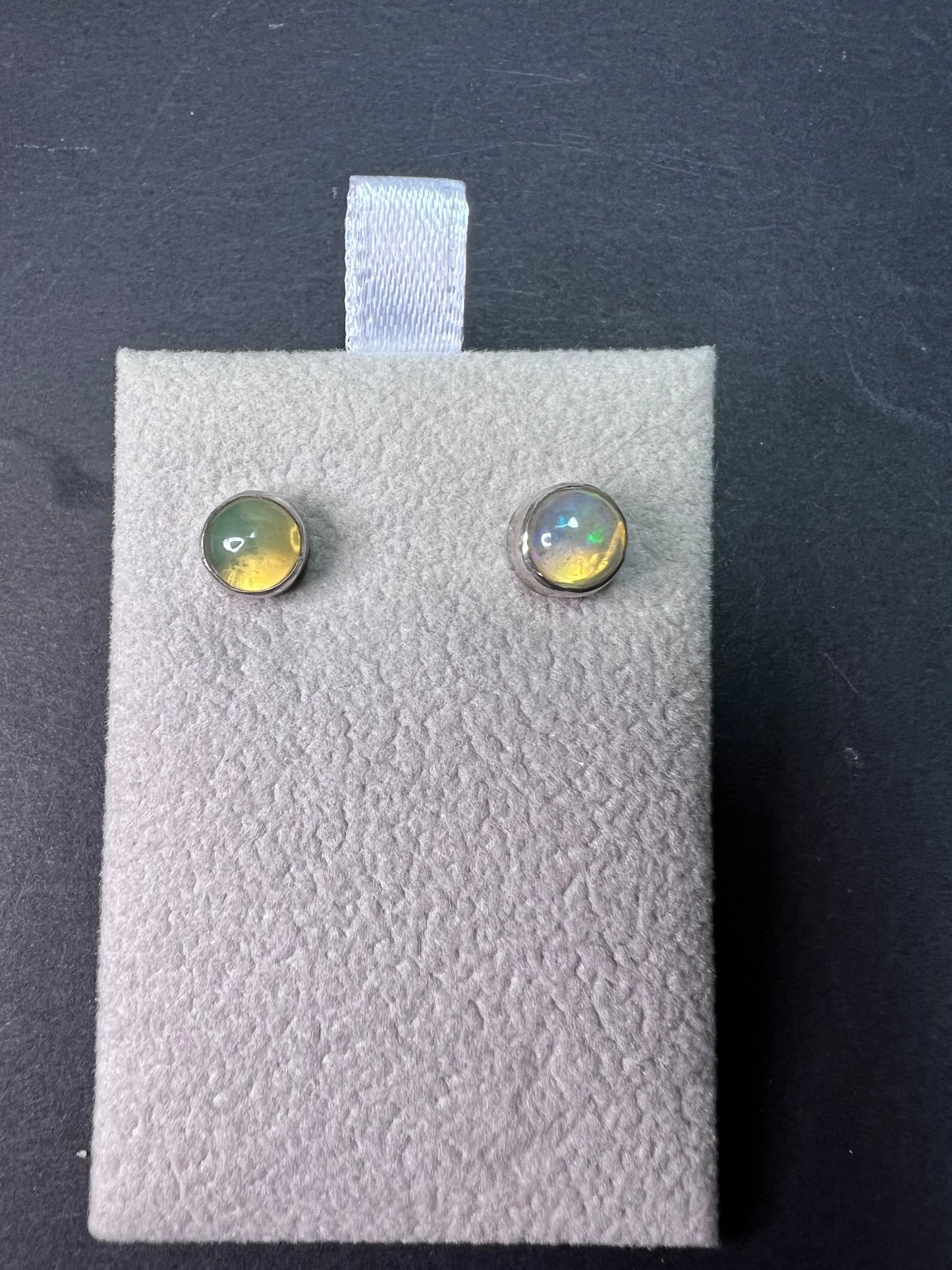 Ethiopian sterling silver stud earrings