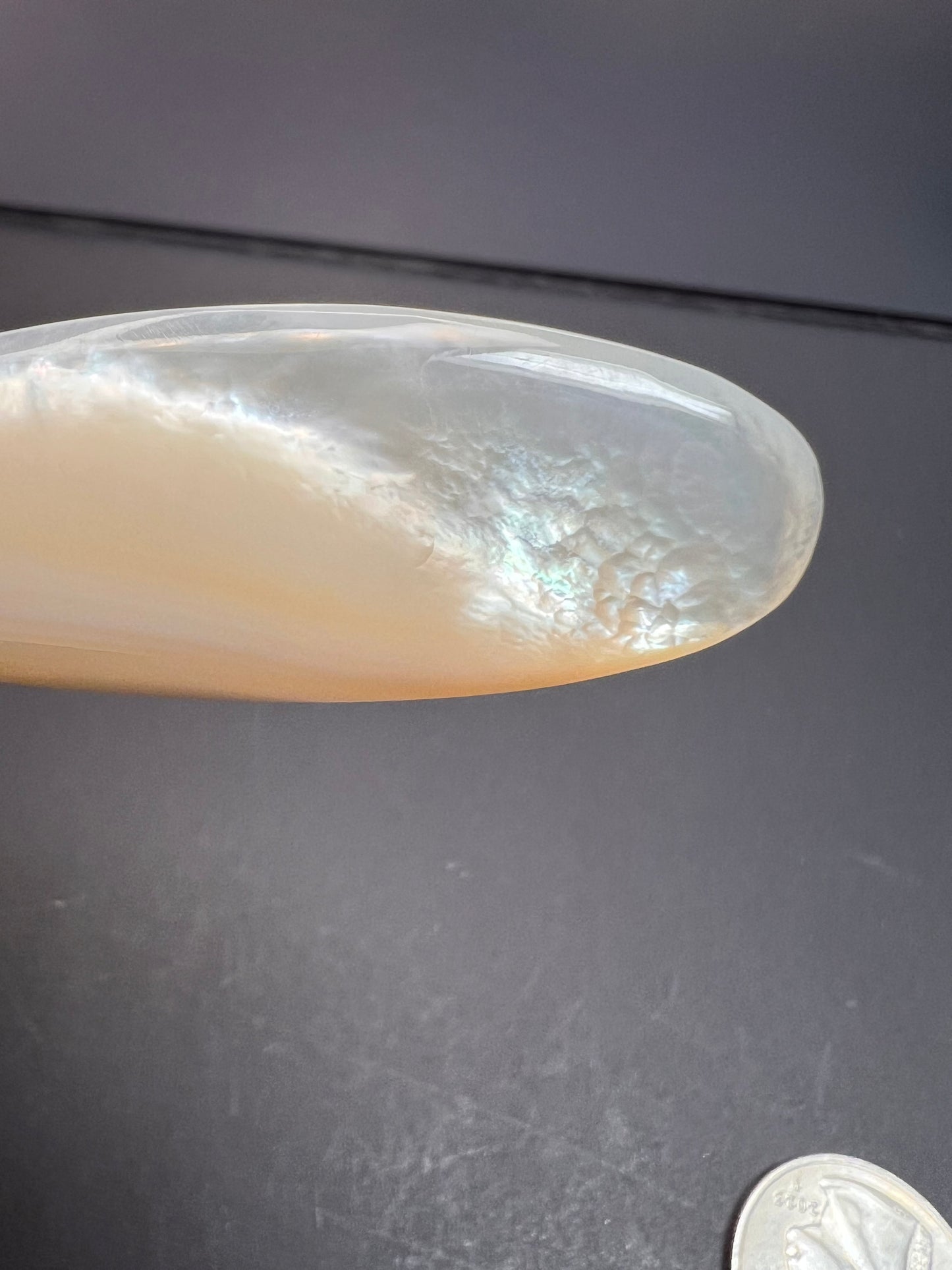 Vintage REO 925 Sterling Mother of Pearl Whistle Pendant Dead Stock