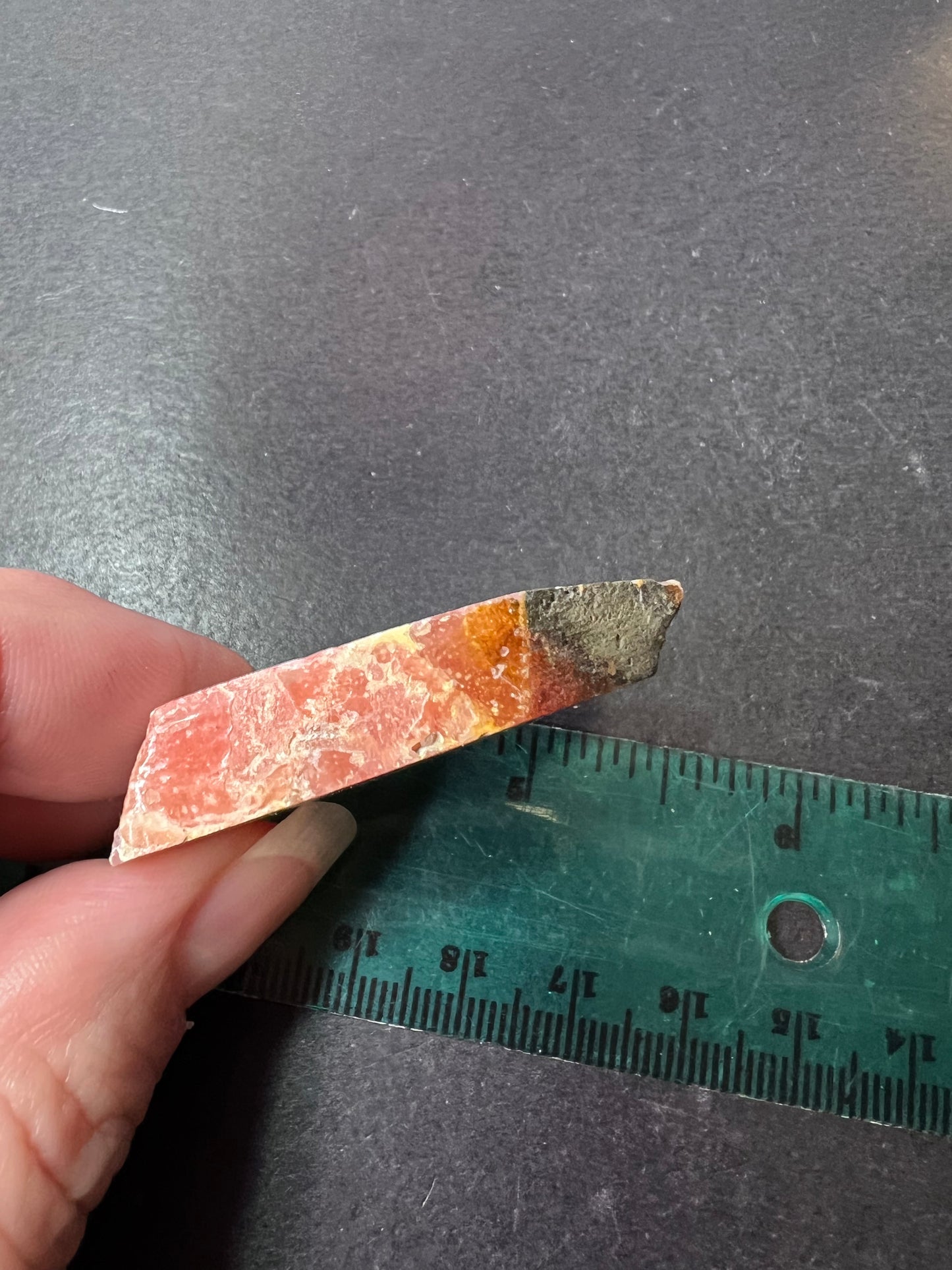 Rhodochrosite slab