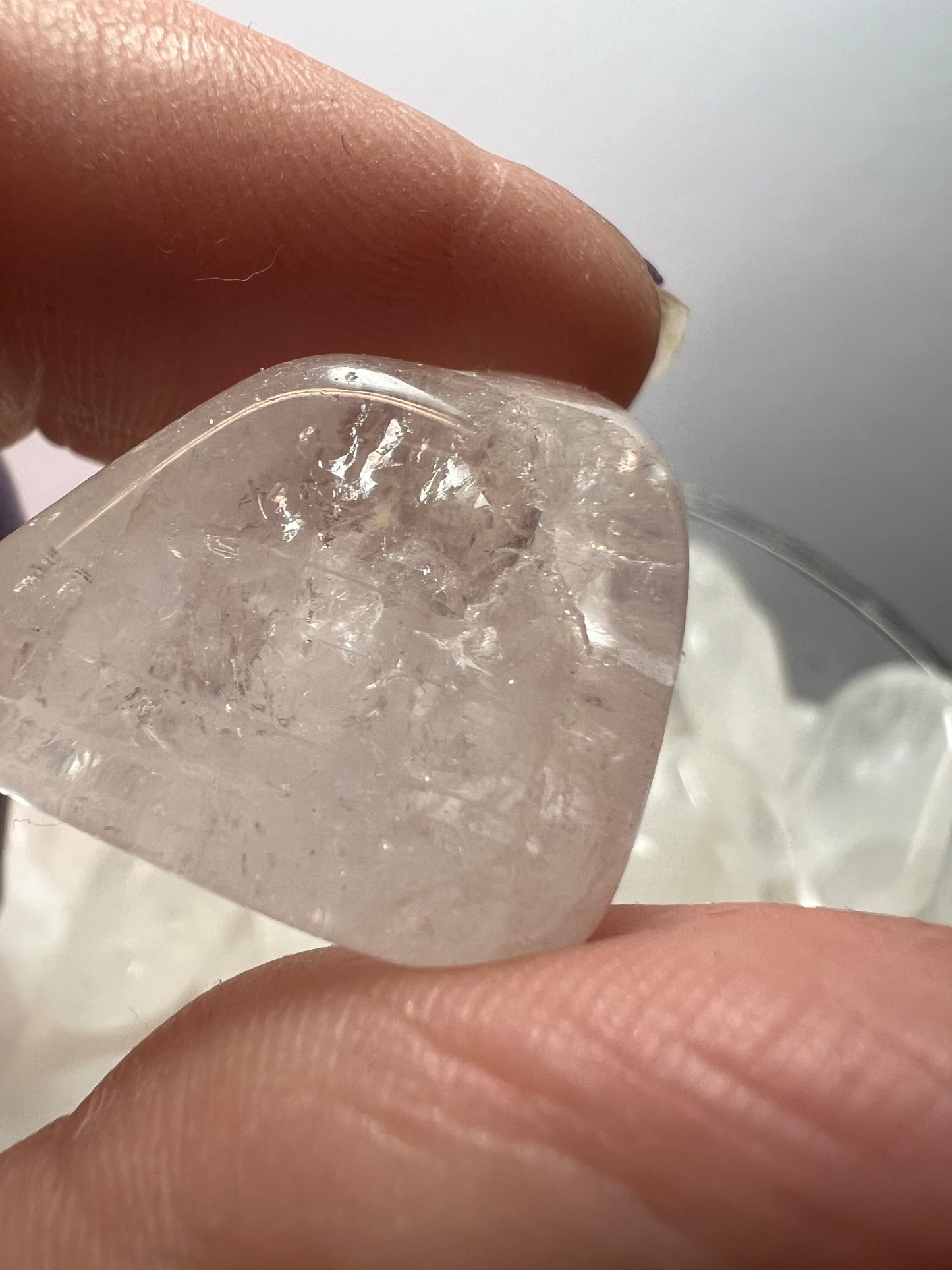 Girasol \ moon quartz quartz tumble